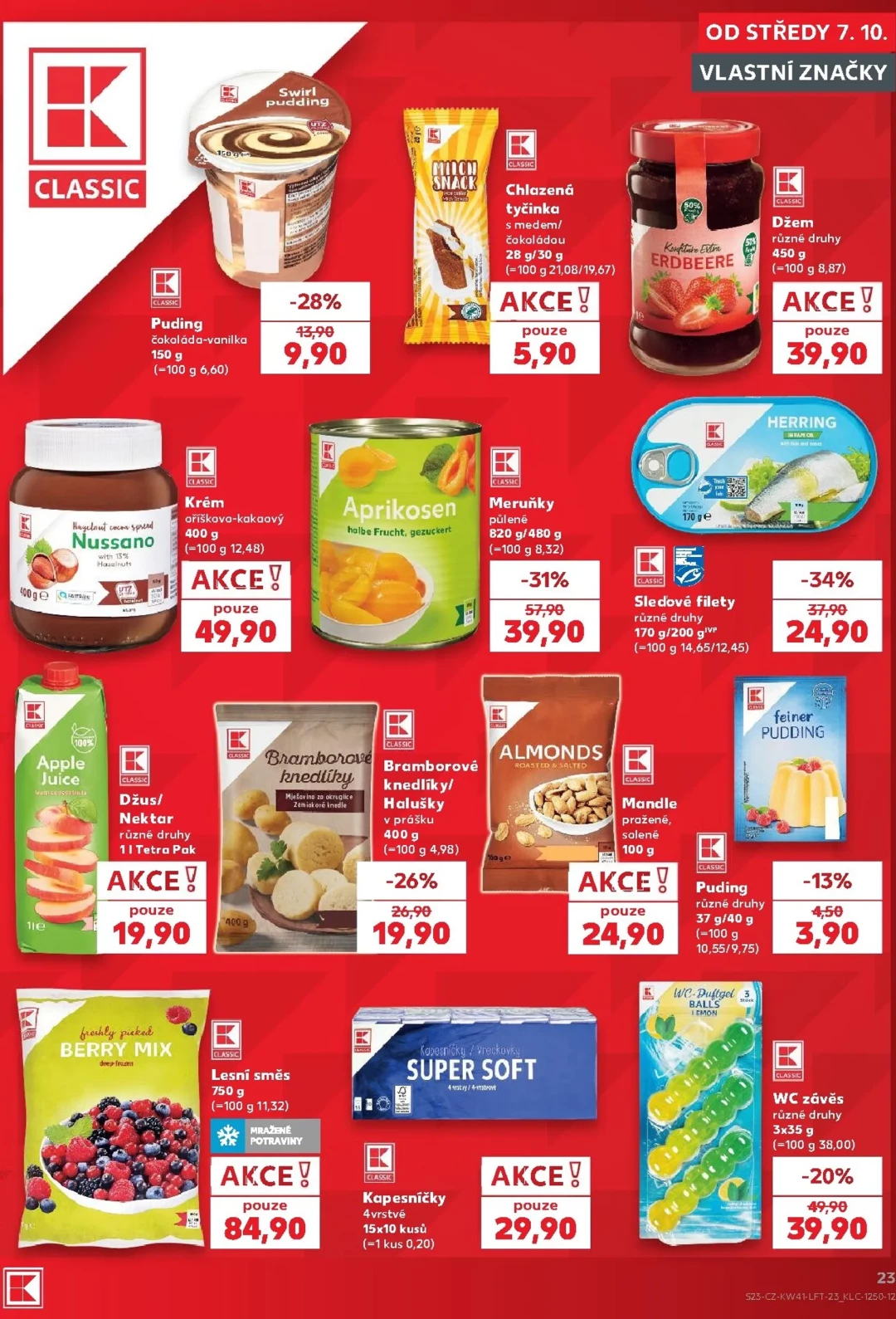 Originální strana 23 z 54 letáku Kaufland – Kaufland - Ostrava