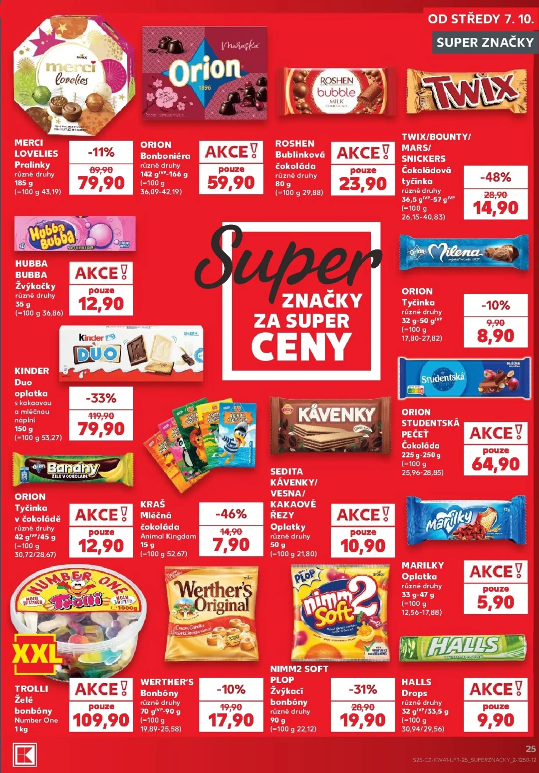 Originální strana 25 z 54 letáku Kaufland – Kaufland - Ostrava