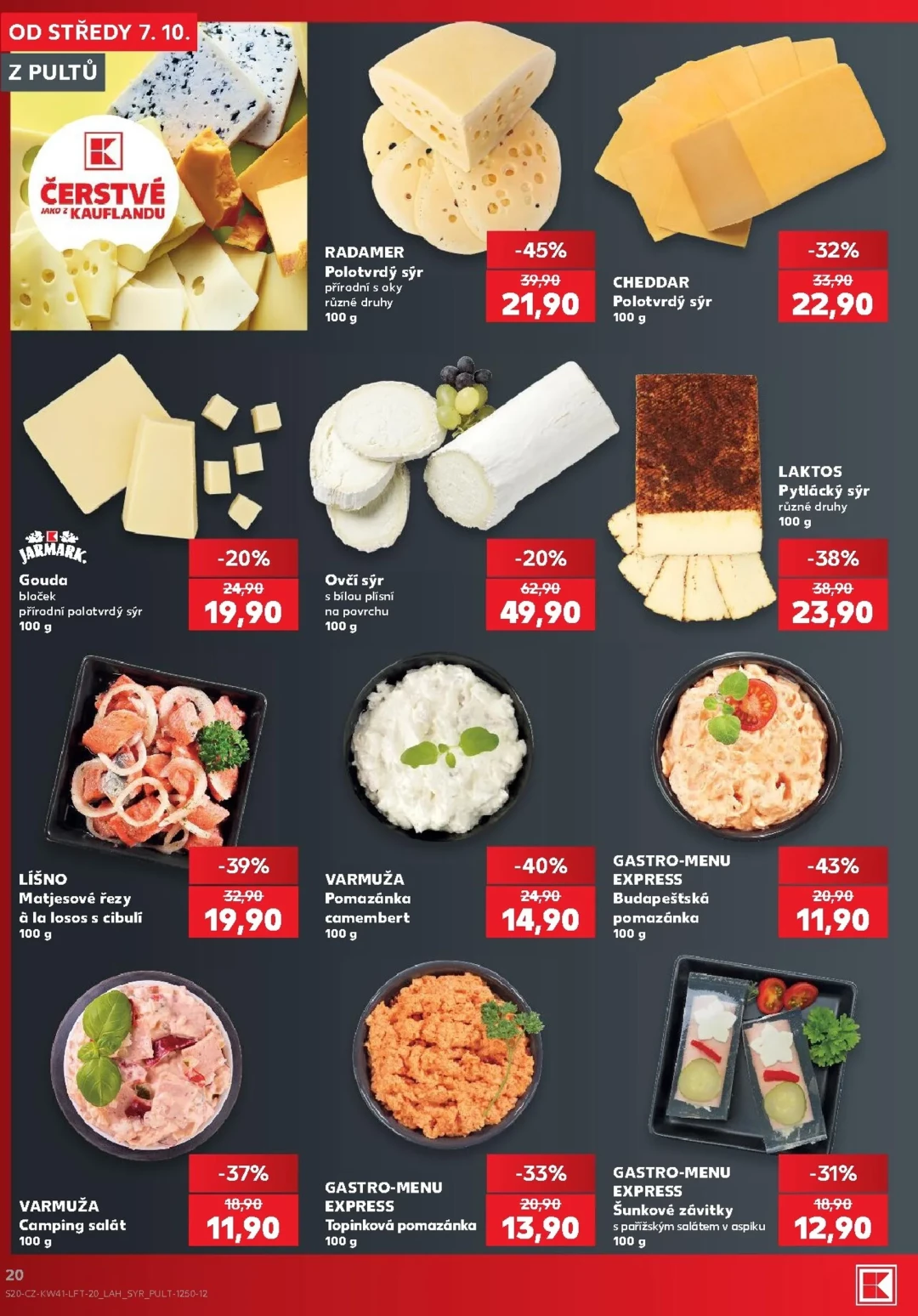 Originální strana 20 z 54 letáku Kaufland – Kaufland - Praha 4