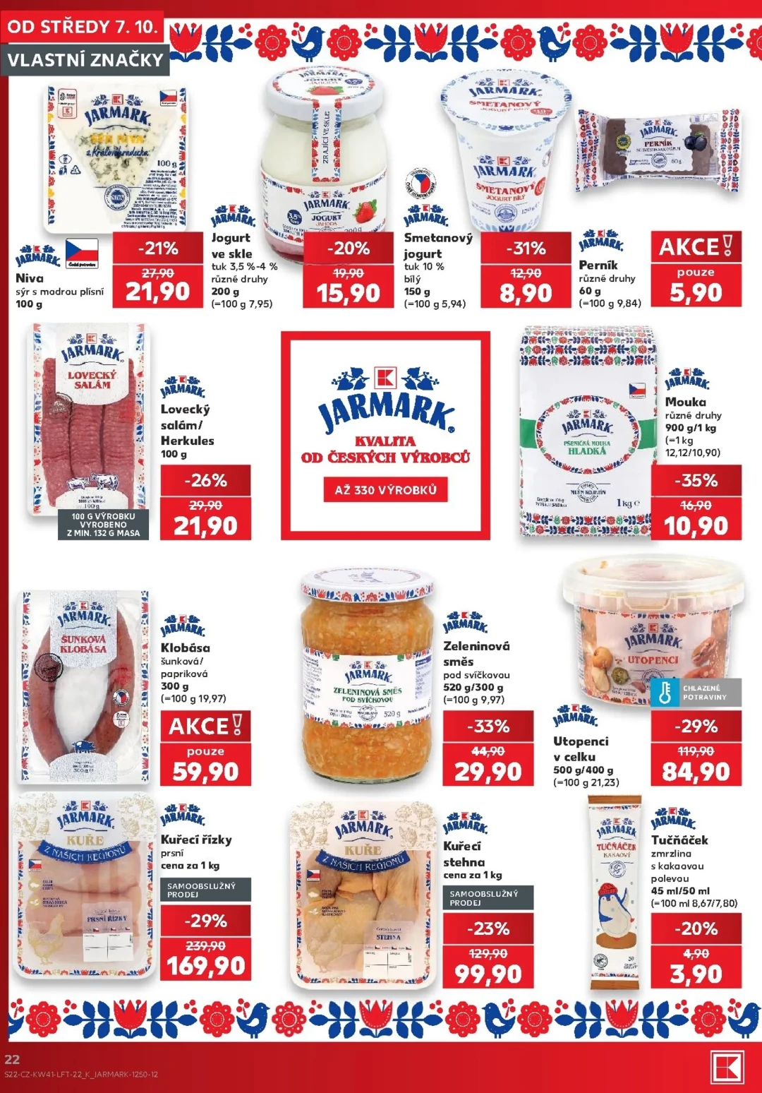 Originální strana 22 z 54 letáku Kaufland – Kaufland - Praha 4