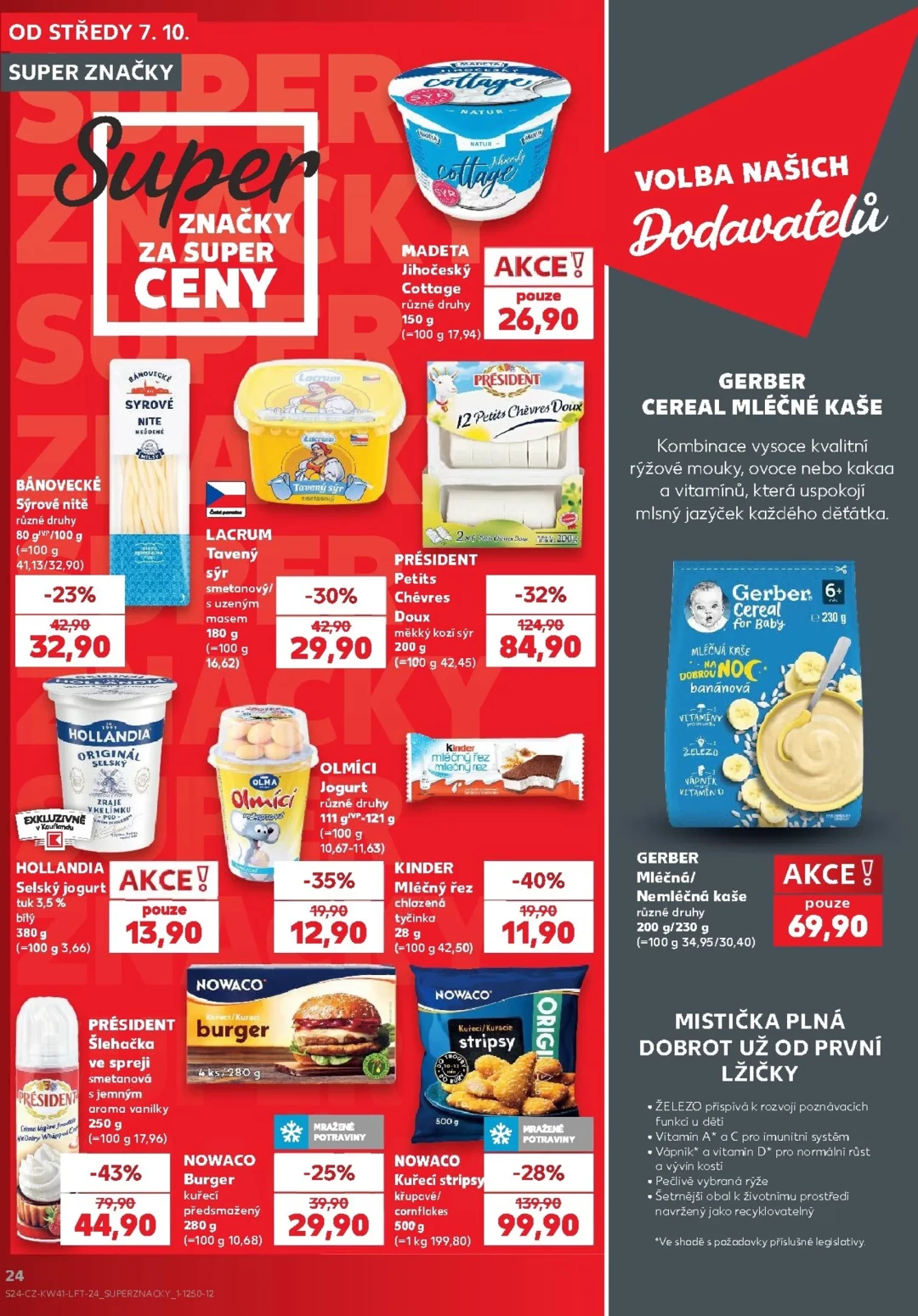 Originální strana 24 z 54 letáku Kaufland – Kaufland - Praha 4