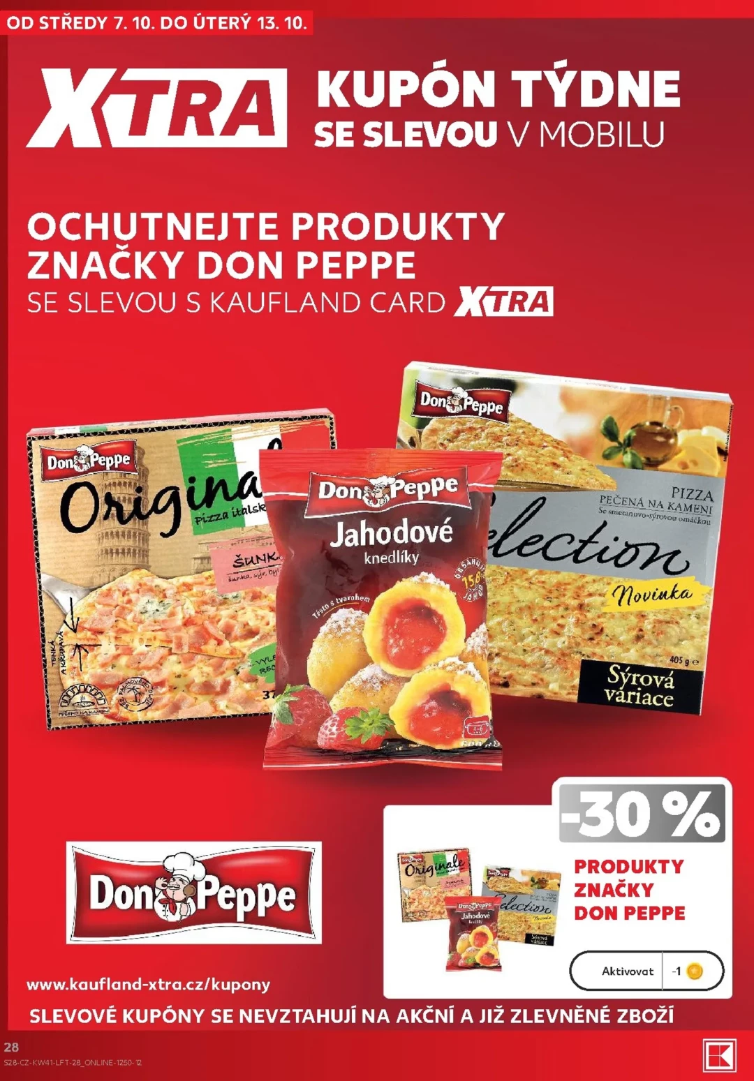 Originální strana 28 z 54 letáku Kaufland – Kaufland - Praha 4