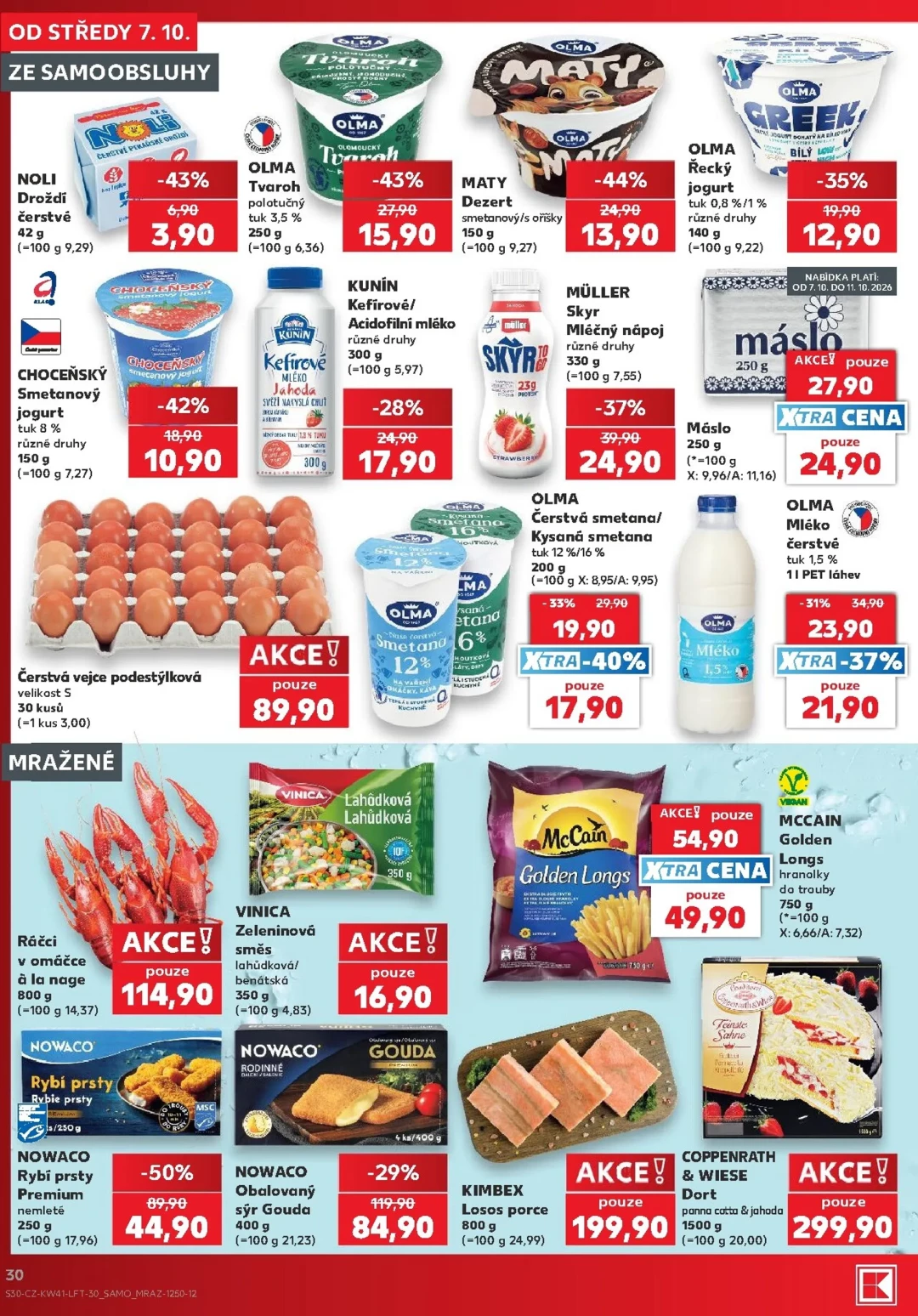 Originální strana 30 z 54 letáku Kaufland – Kaufland - Praha 4