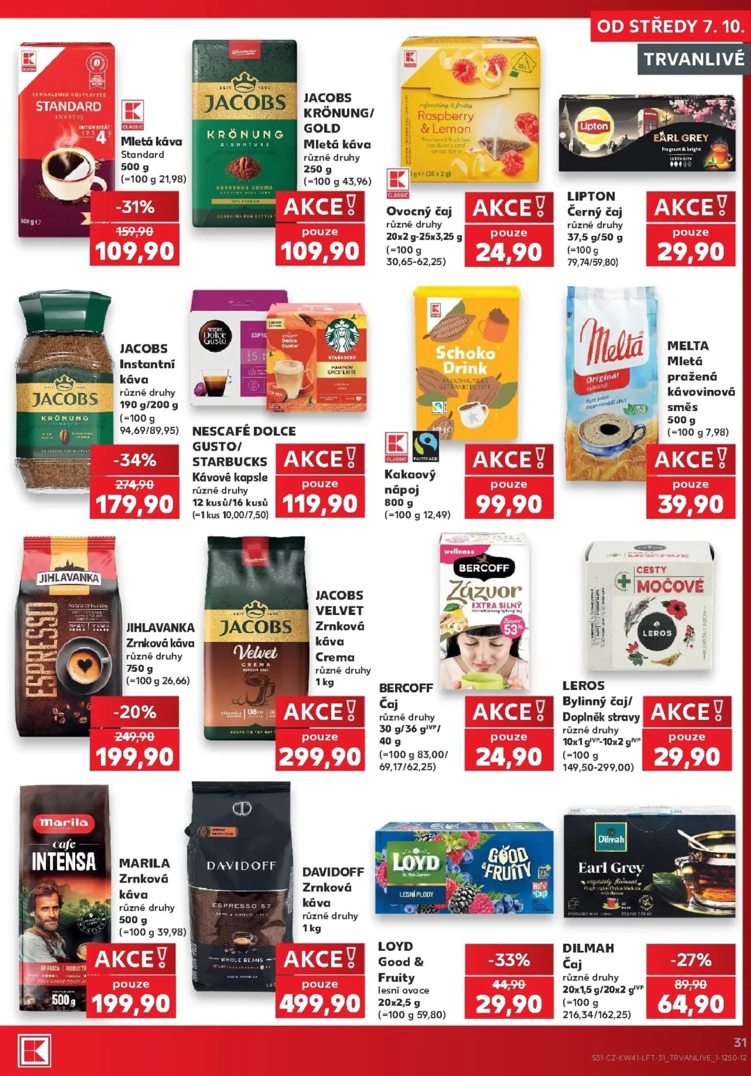 Originální strana 31 z 54 letáku Kaufland – Kaufland - Praha 4
