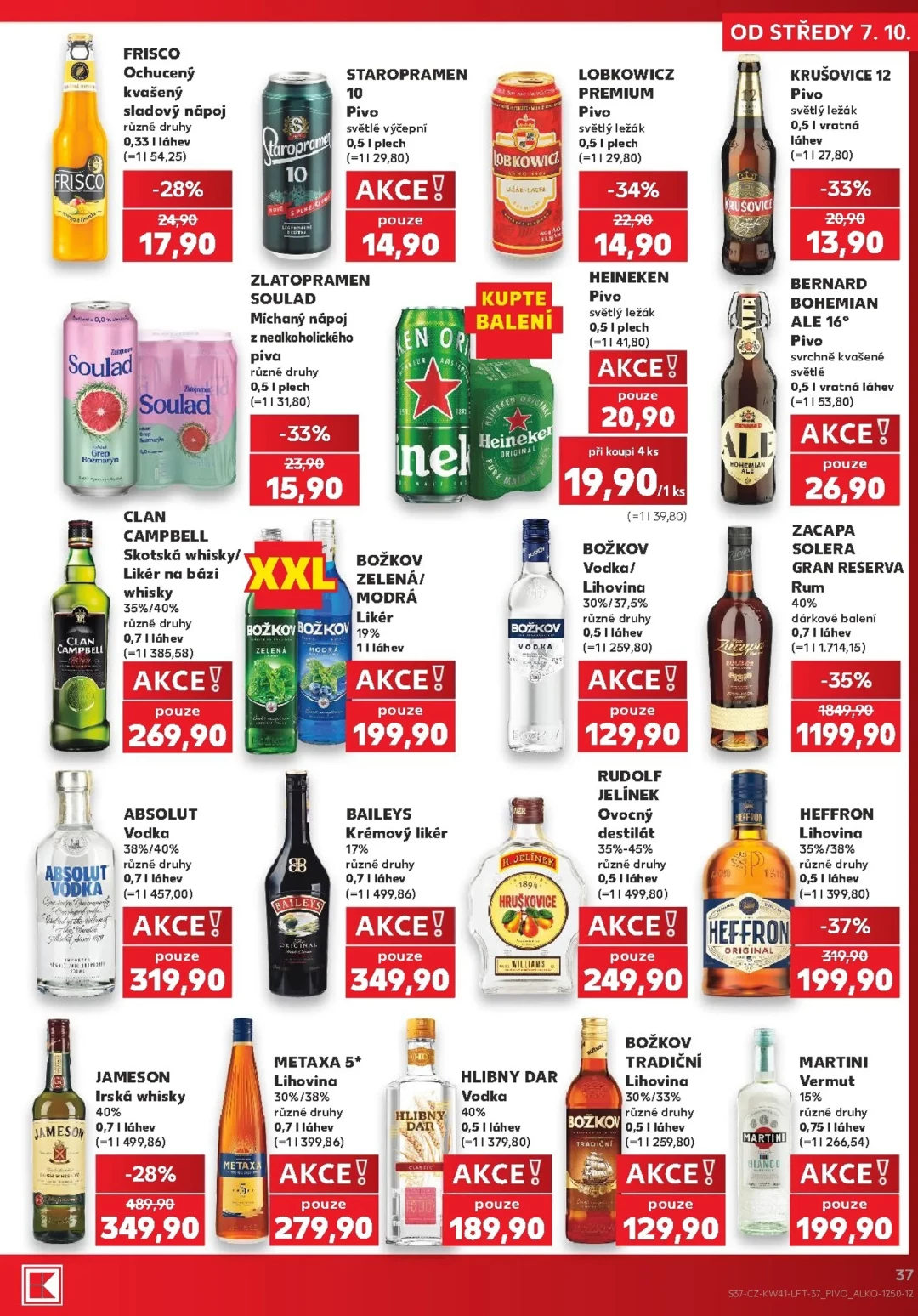 Originální strana 37 z 54 letáku Kaufland – Kaufland - Praha 4