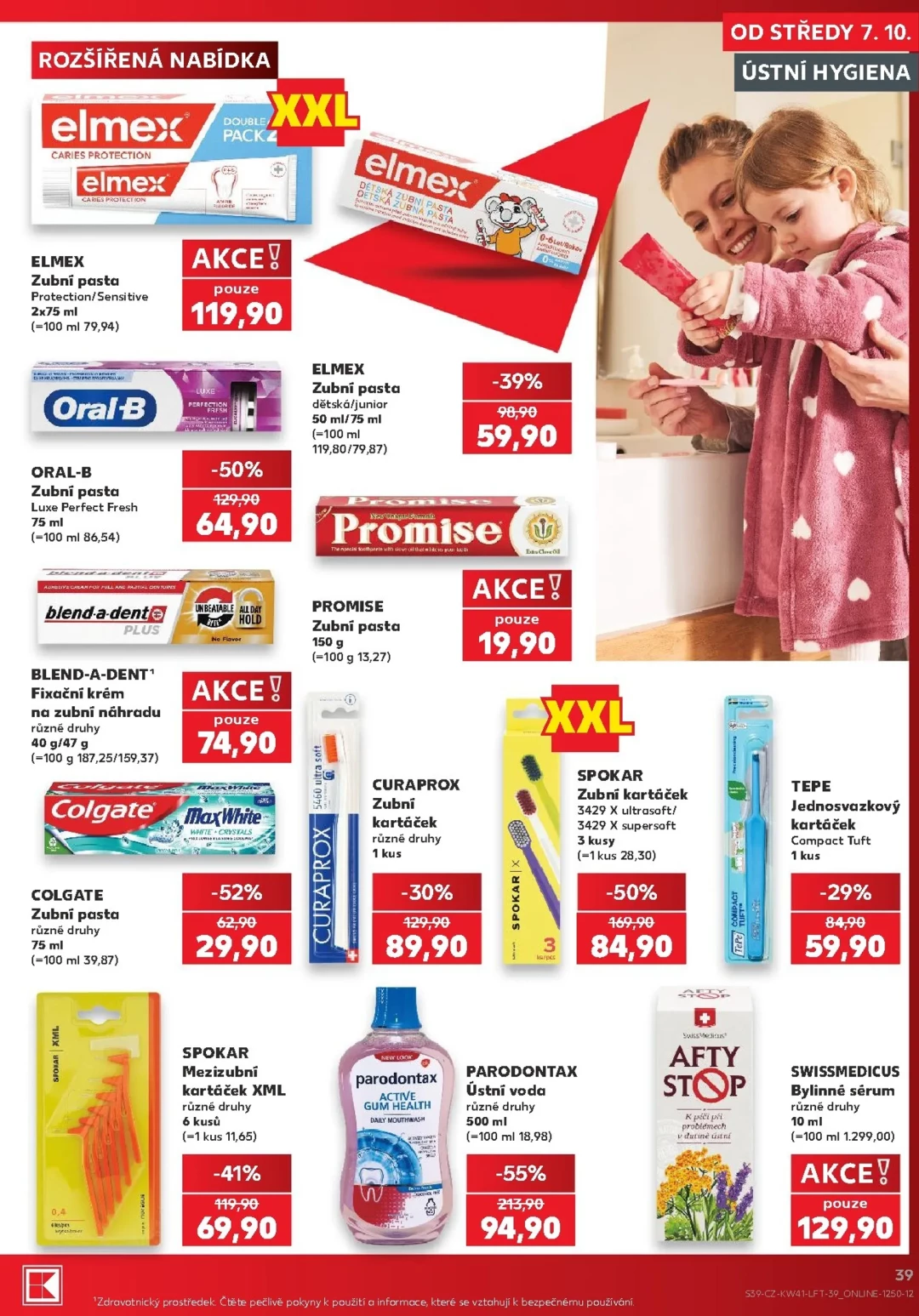 Originální strana 39 z 54 letáku Kaufland – Kaufland - Praha 4
