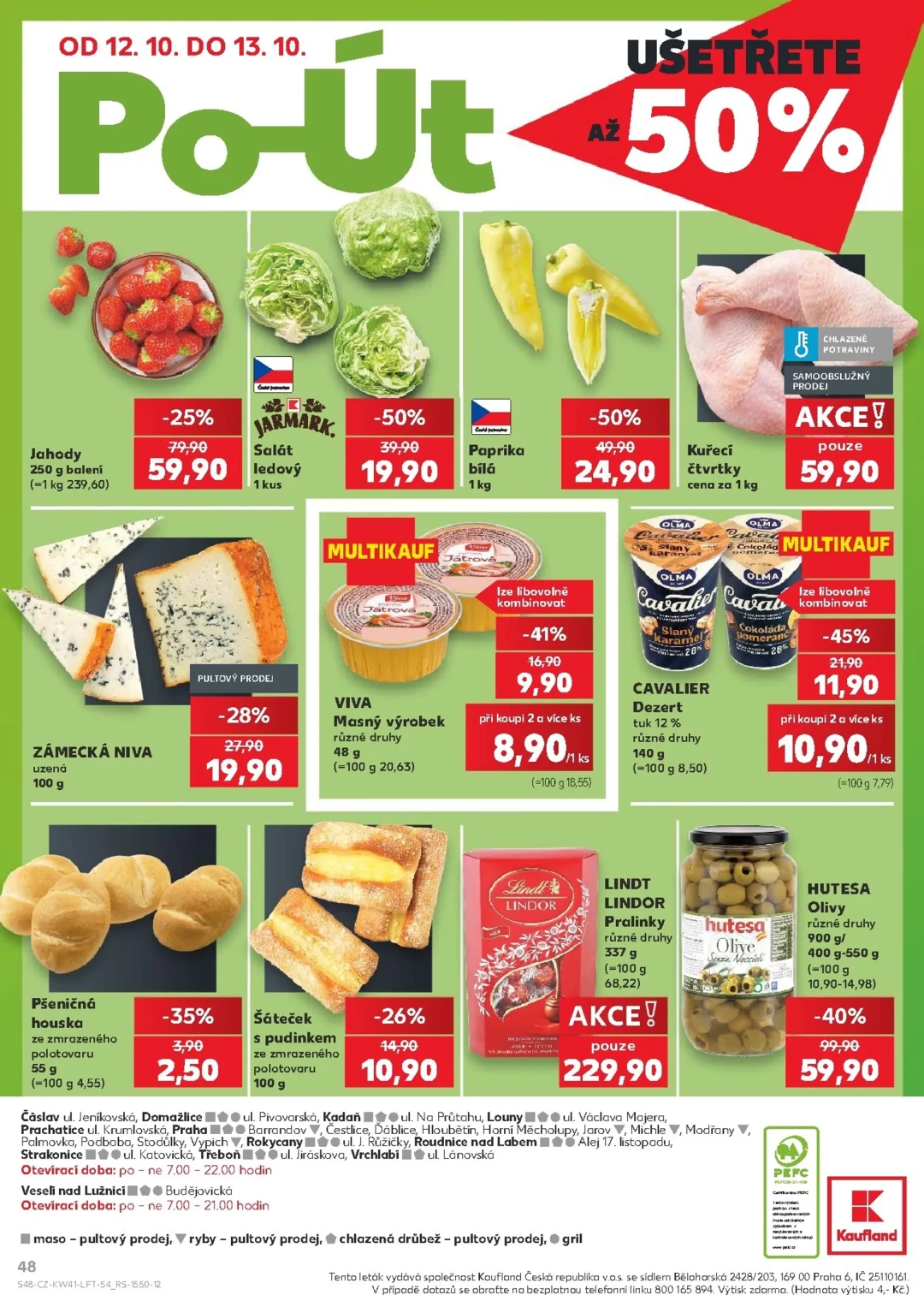 Originální strana 48 z 54 letáku Kaufland – Kaufland - Praha 4