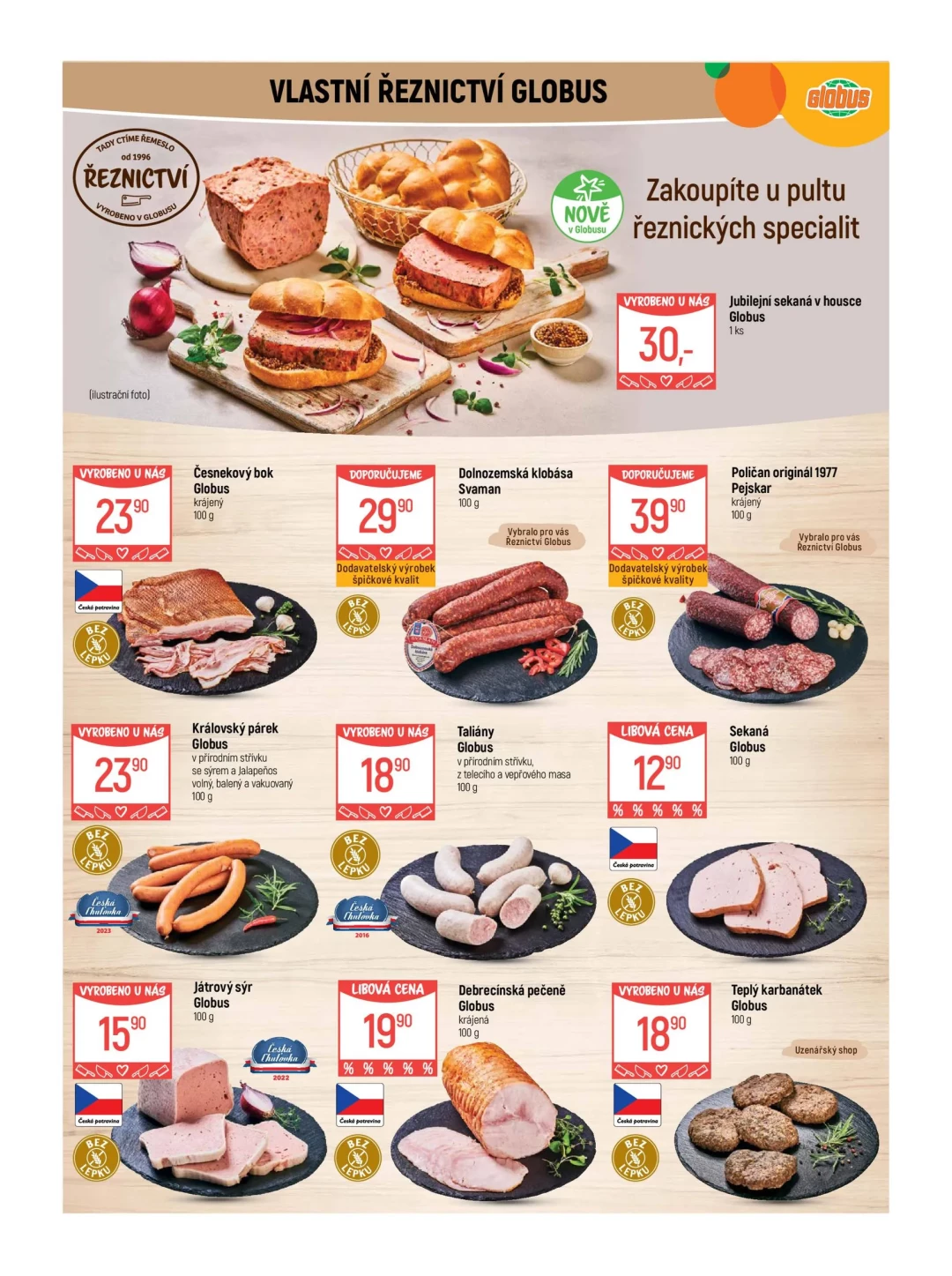 Originální strana 6 z 47 letáku Globus – Globus Opava