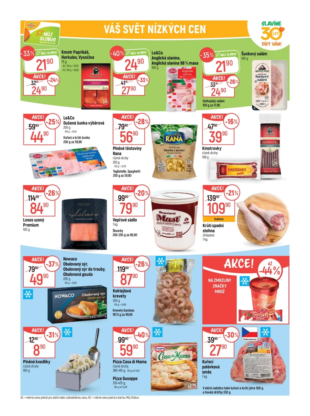 Originální strana 19 z 47 letáku Globus – Globus Opava