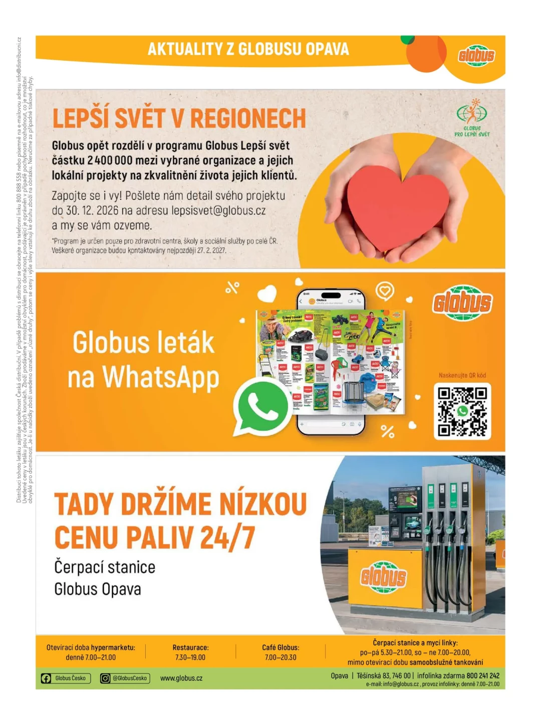 Originální strana 39 z 47 letáku Globus – Globus Opava