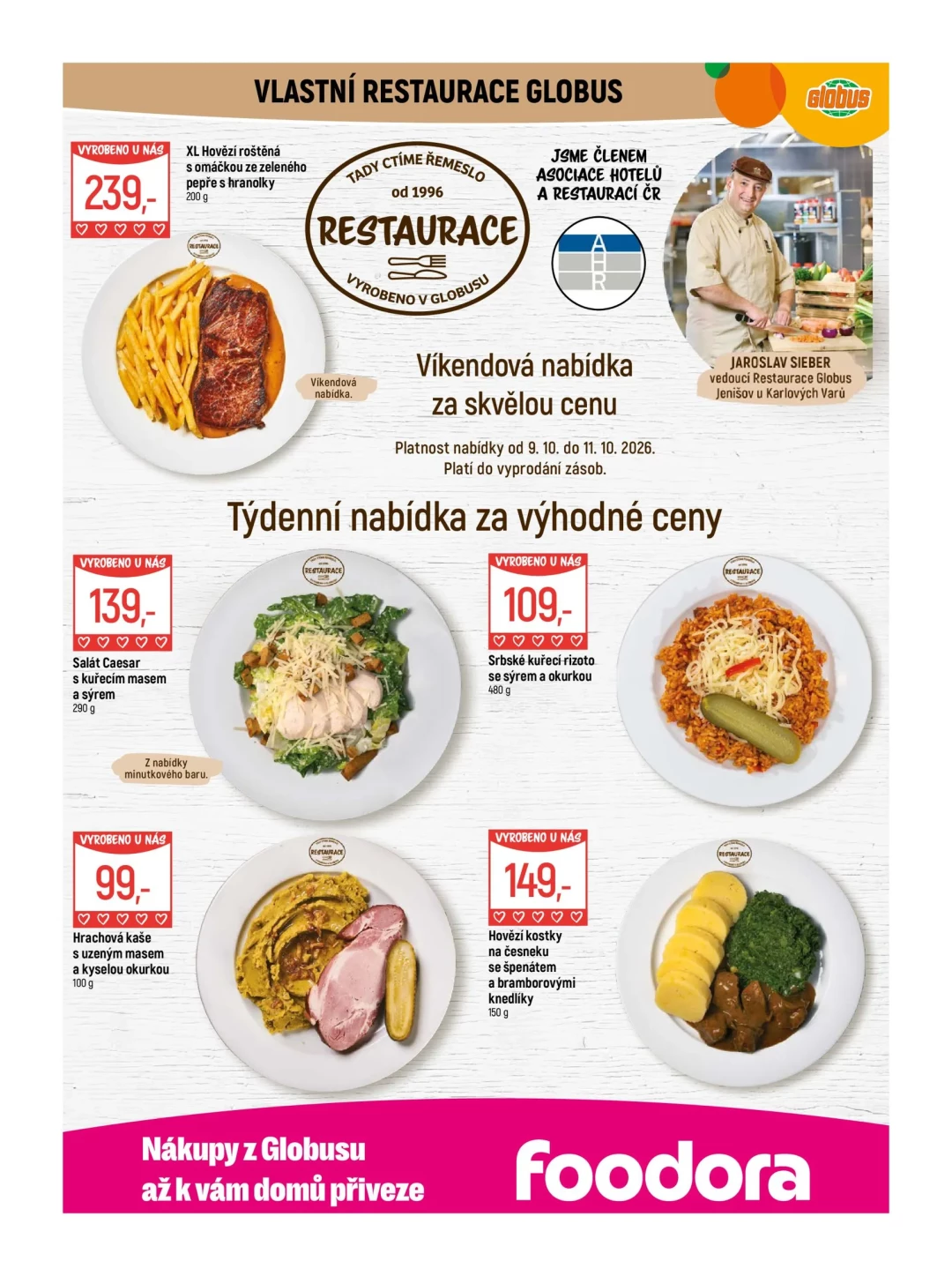 Originální strana 8 z 47 letáku Globus – Globus Karlovy Vary–Jenišov