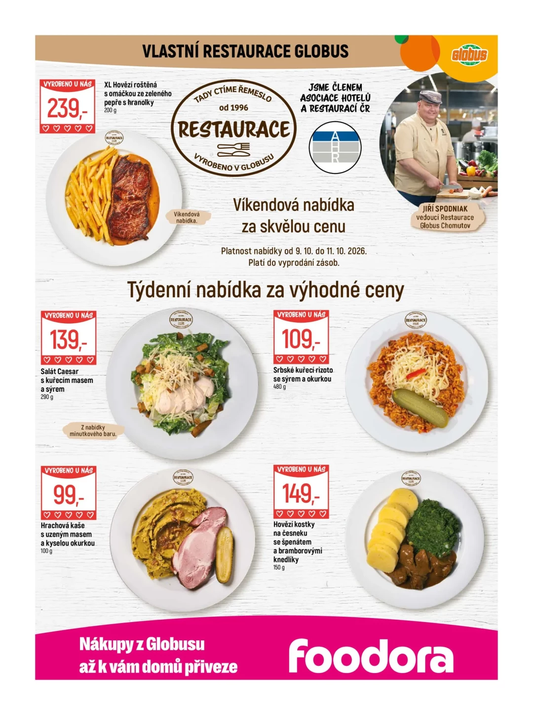 Originální strana 8 z 47 letáku Globus – Globus Chomutov