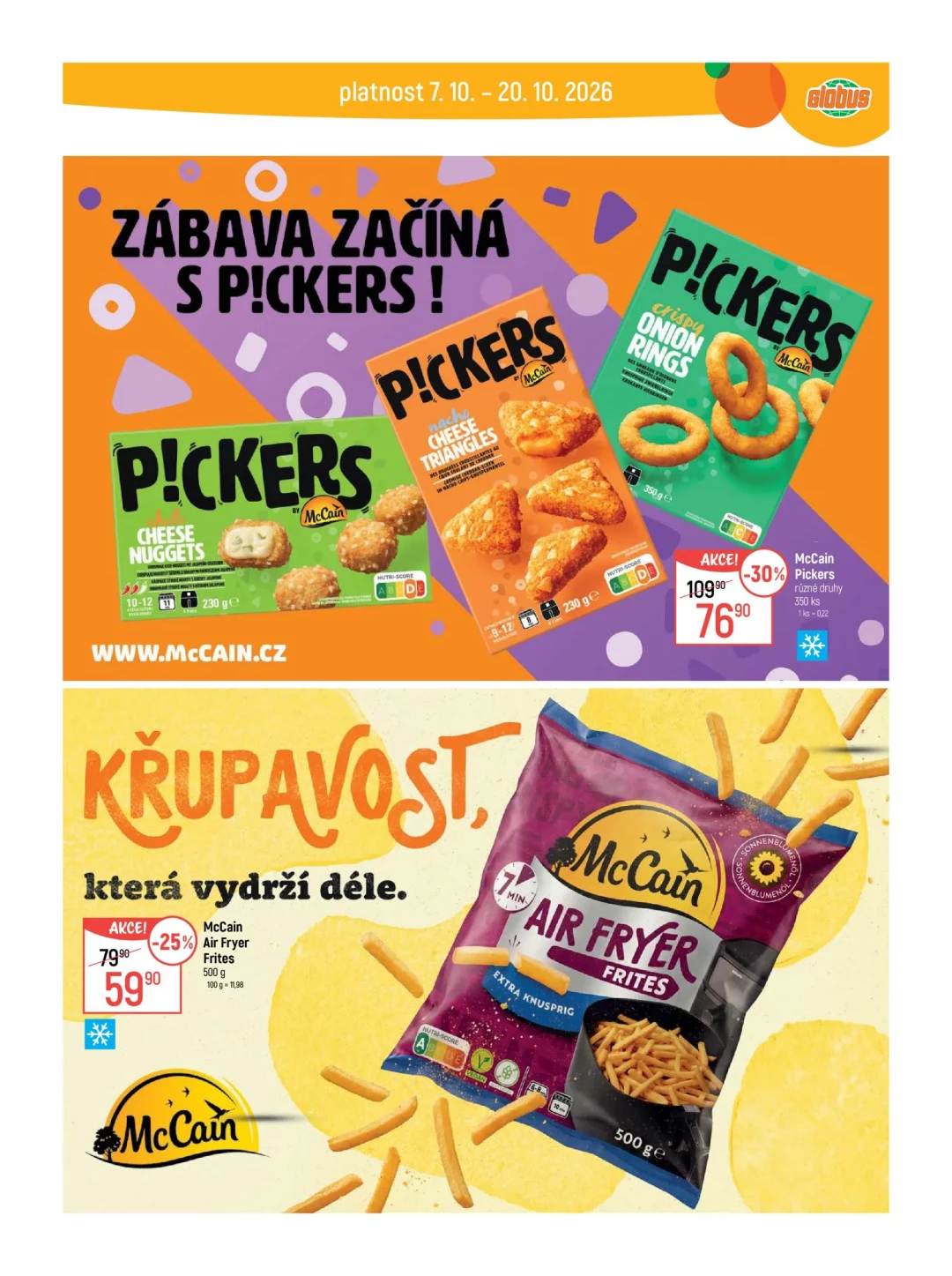 Originální strana 22 z 47 letáku Globus – Globus Chomutov
