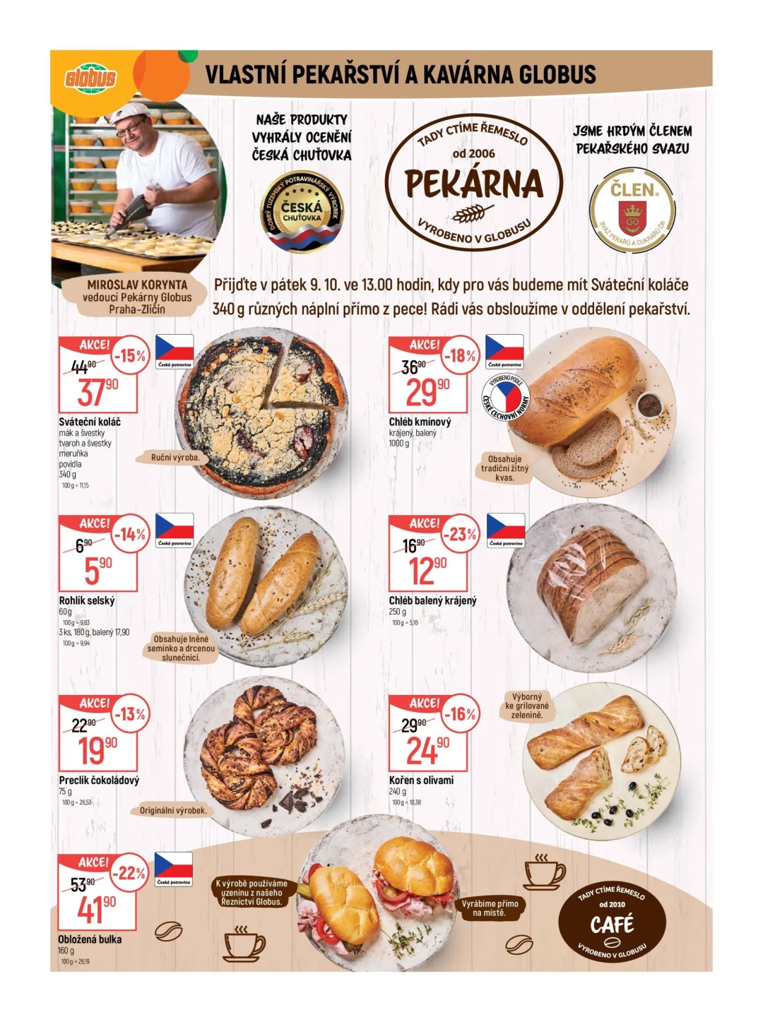 Originální strana 7 z 47 letáku Globus – Globus Praha–Zličín