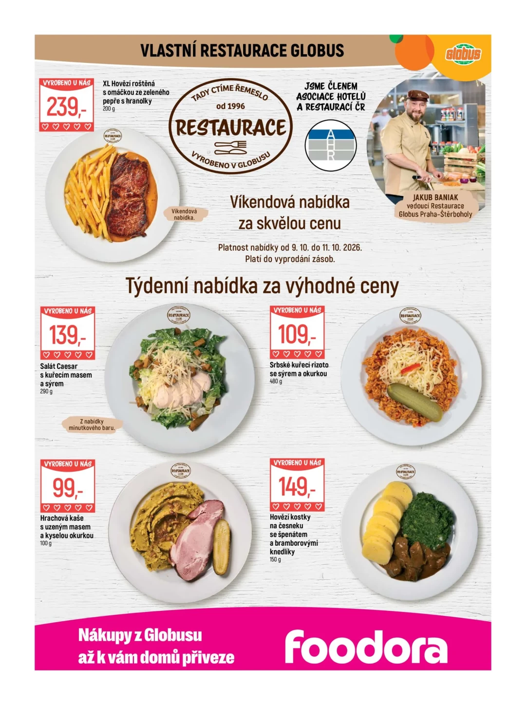 Originální strana 8 z 46 letáku Globus – Globus Praha–Štěrboholy
