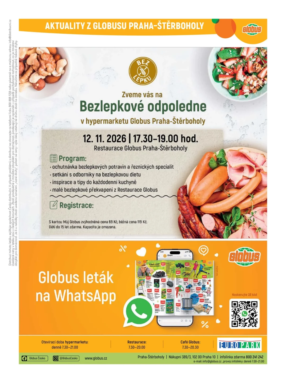 Originální strana 39 z 46 letáku Globus – Globus Praha–Štěrboholy