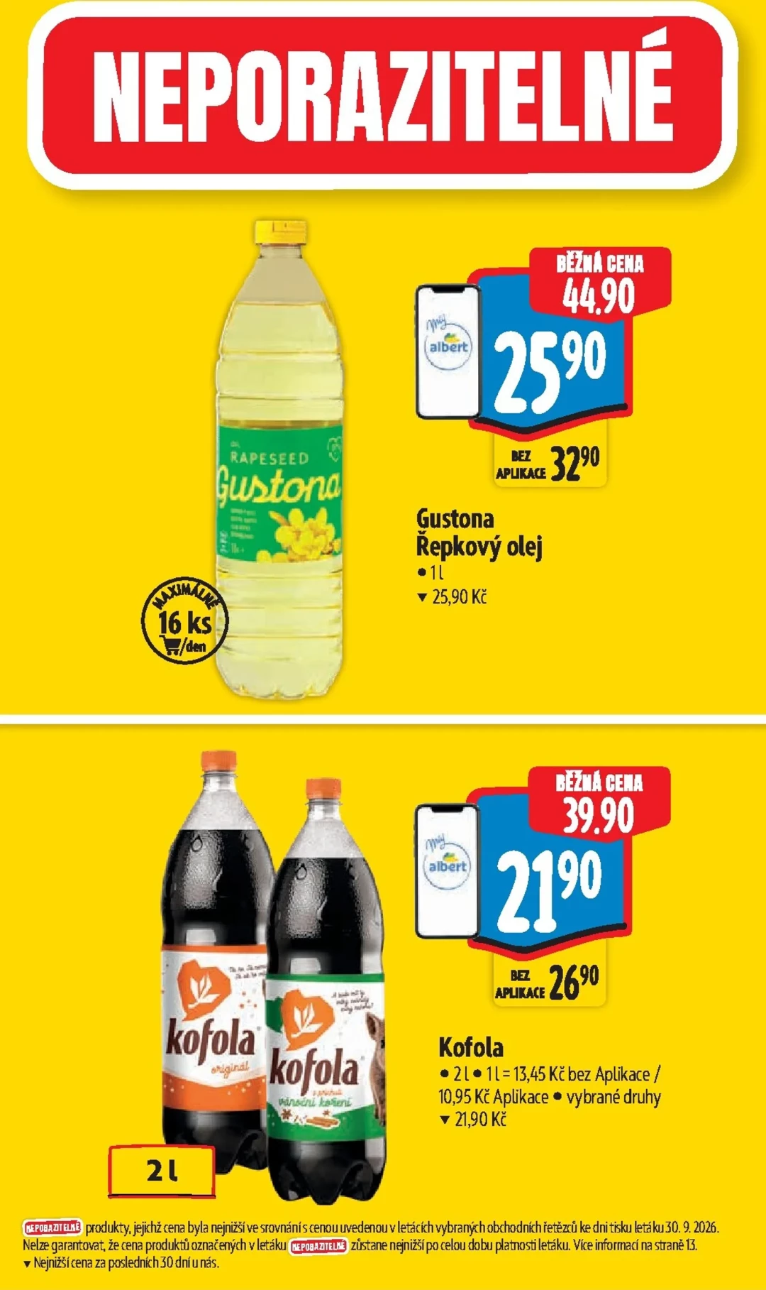 Originální strana 4 z 60 letáku Albert – Albert Hypermarket