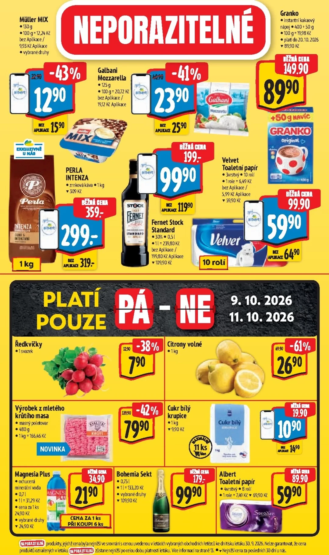 Originální strana 60 z 60 letáku Albert – Albert Hypermarket