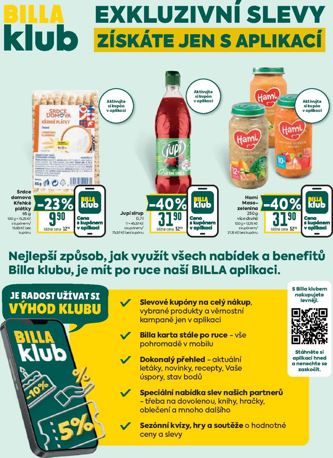 Originální strana 40 z 41 letáku Billa – Billa