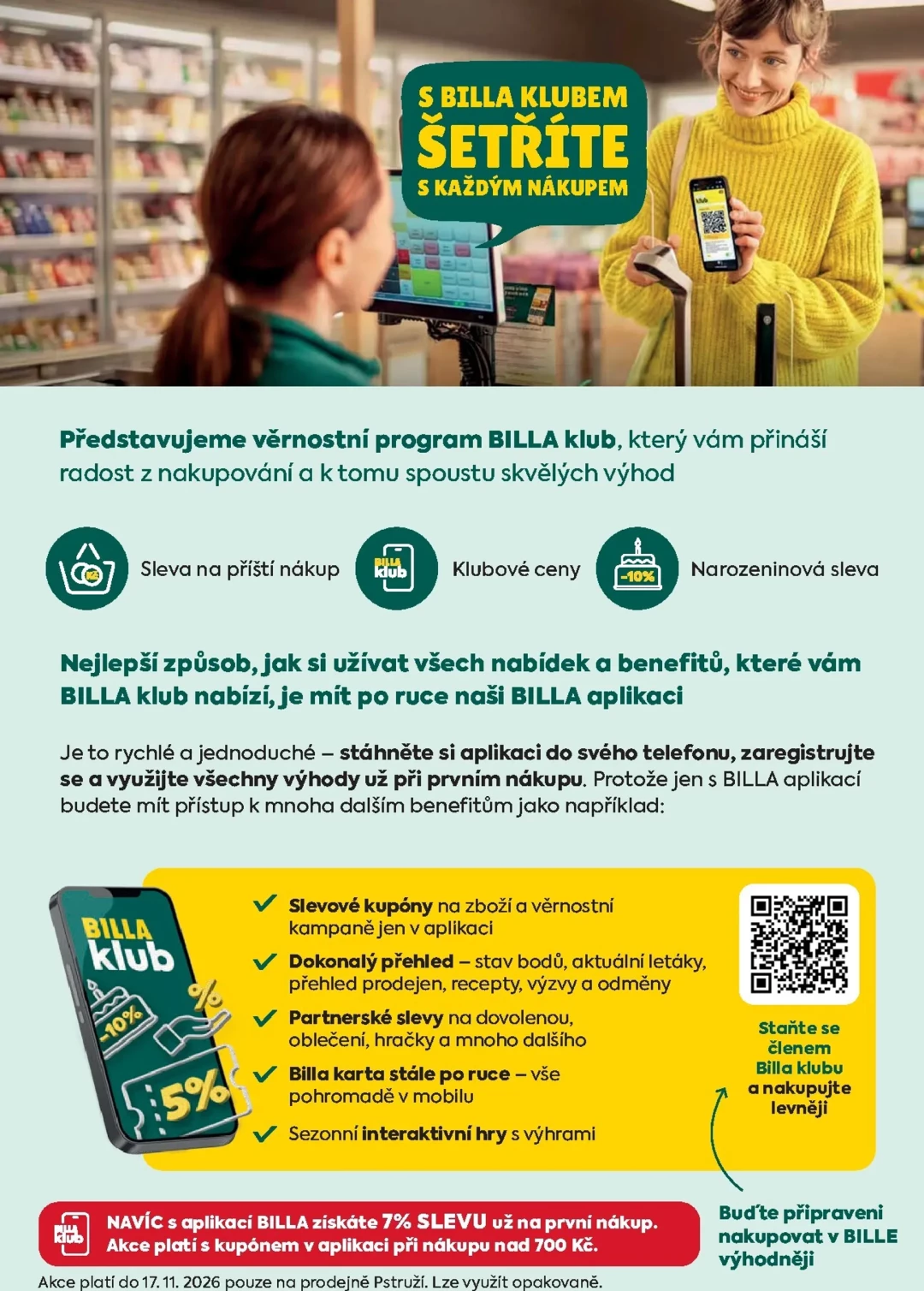 Originální strana 3 z 4 letáku Billa – Billa - Pstruží