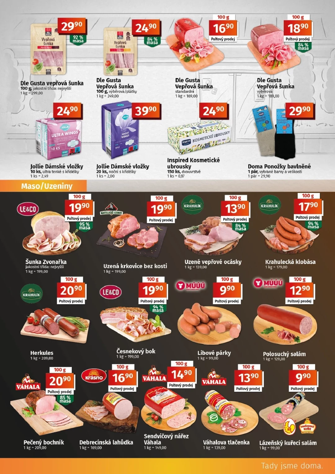 Originální strana 3 z 10 letáku COOP – Coop - Tuty-Tip Menu