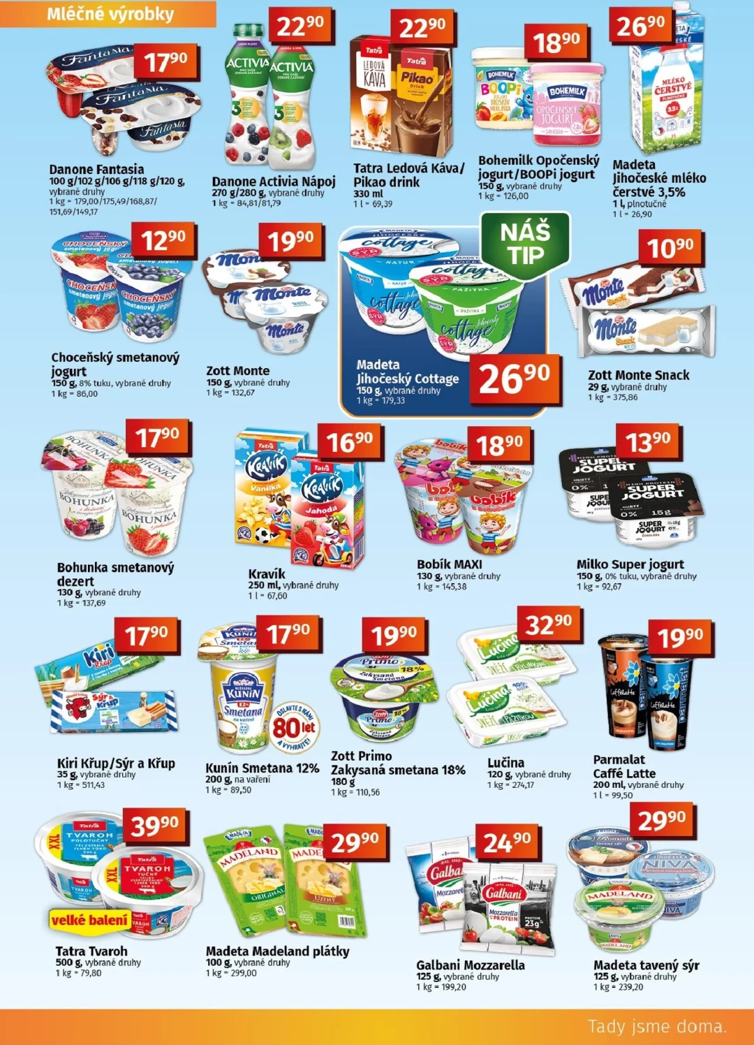 Originální strana 5 z 10 letáku COOP – Coop - Tuty-Tip Menu
