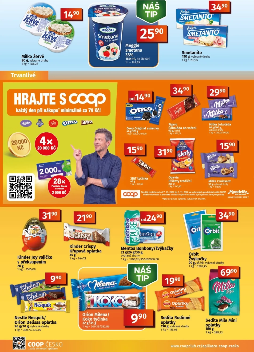 Originální strana 6 z 10 letáku COOP – Coop - Tuty-Tip Menu