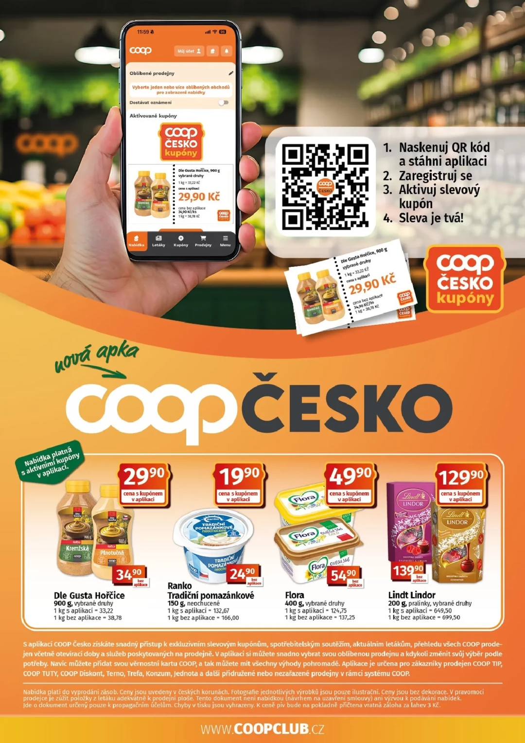 Originální strana 10 z 10 letáku COOP – Coop - Tuty-Tip Menu