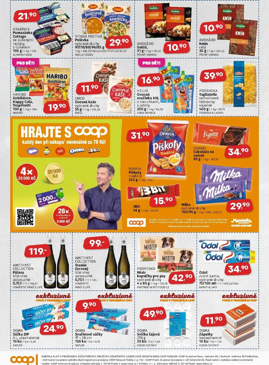 Originální strana 3 z 4 letáku COOP – Coop - Západní Čechy