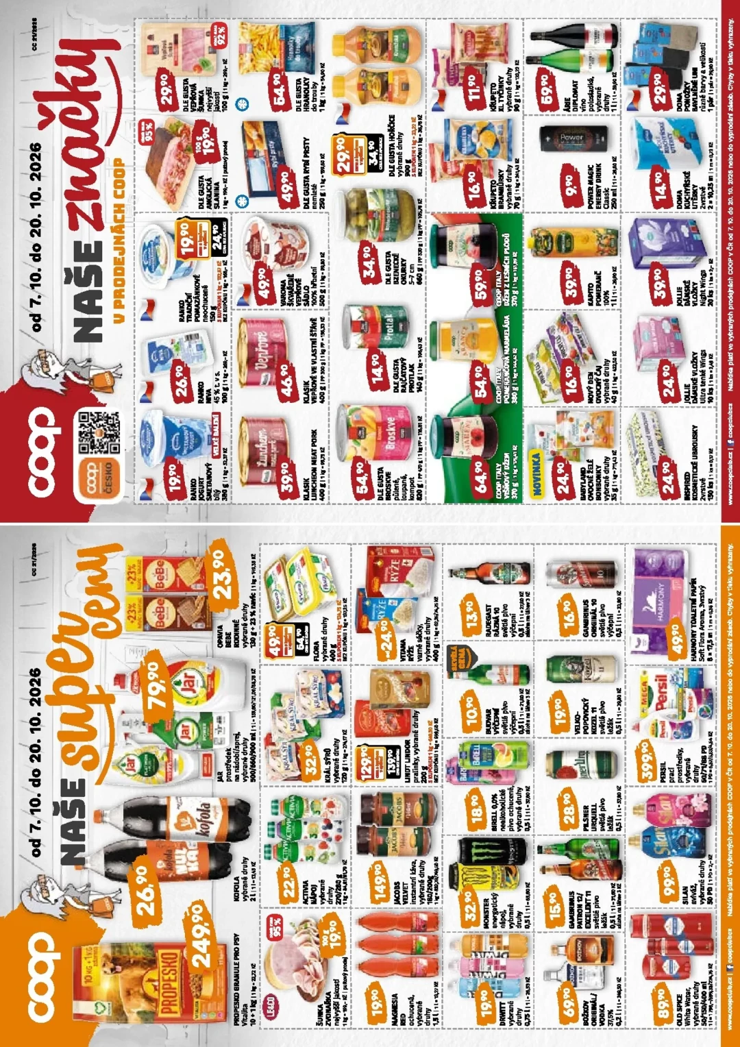 Originální strana 4 z 4 letáku COOP – Coop - Západní Čechy