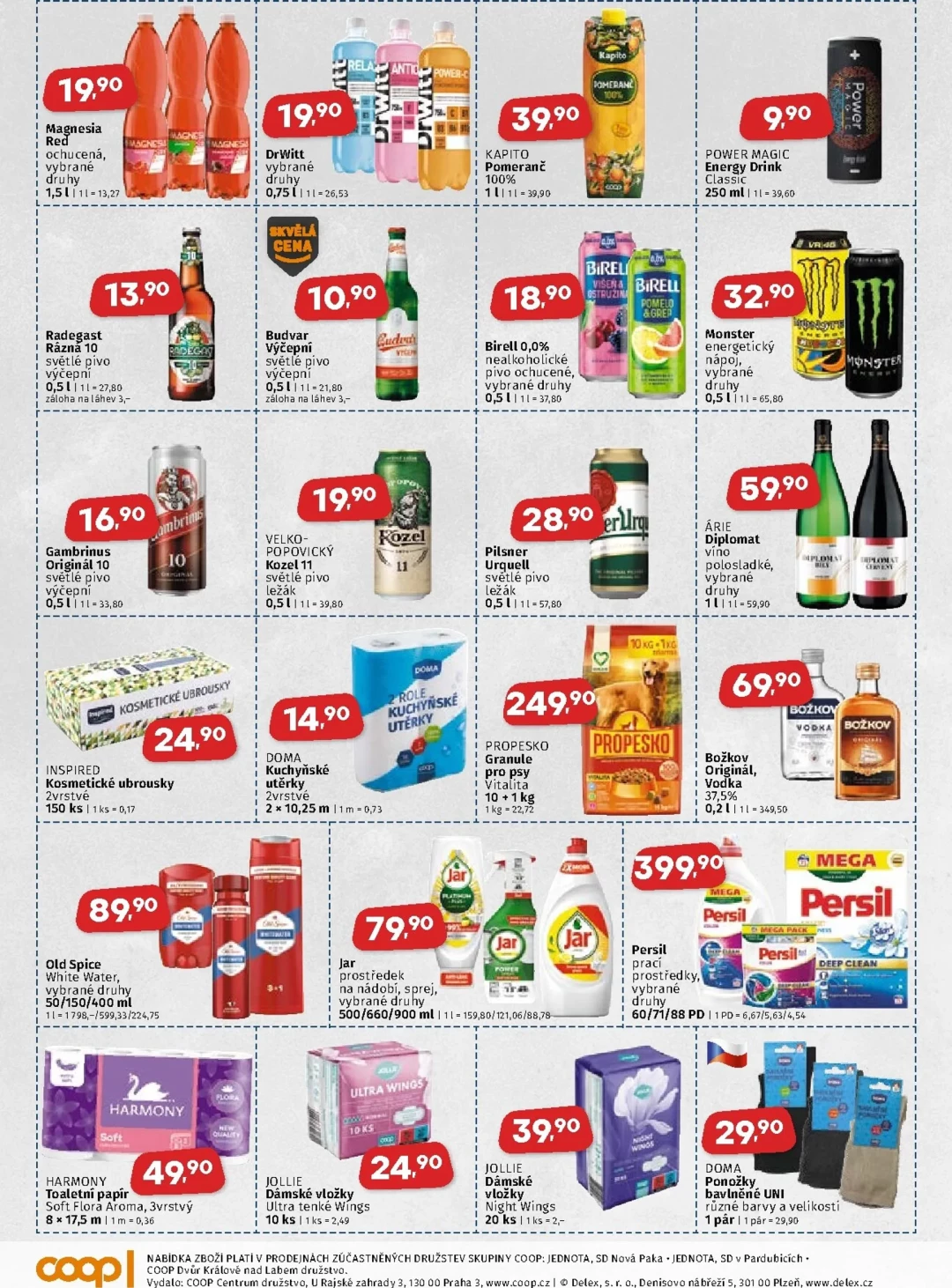 Originální strana 4 z 4 letáku COOP – Coop - Východní Čechy