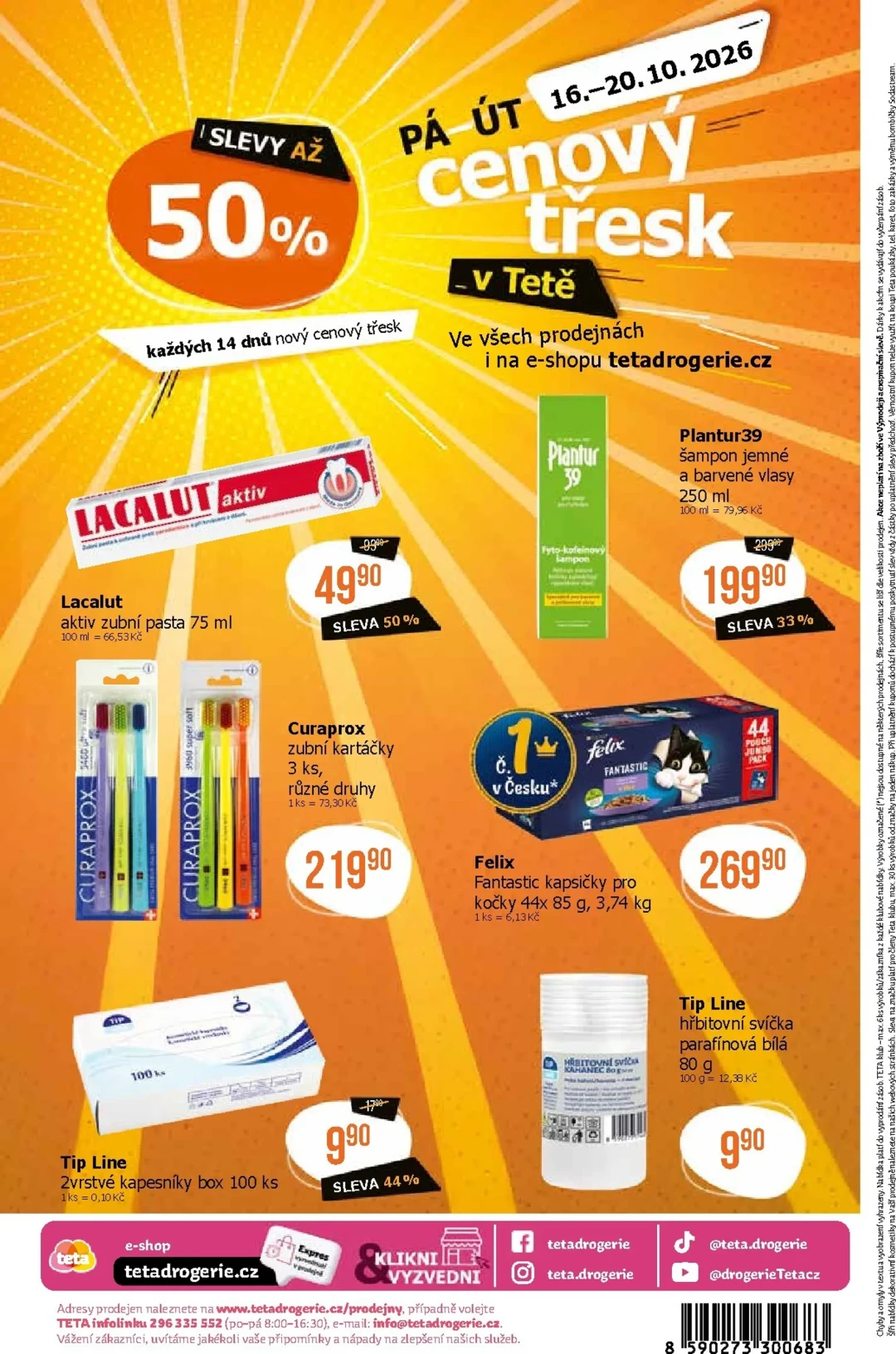 Originální strana 19 z 21 letáku Teta drogerie – Teta drogerie