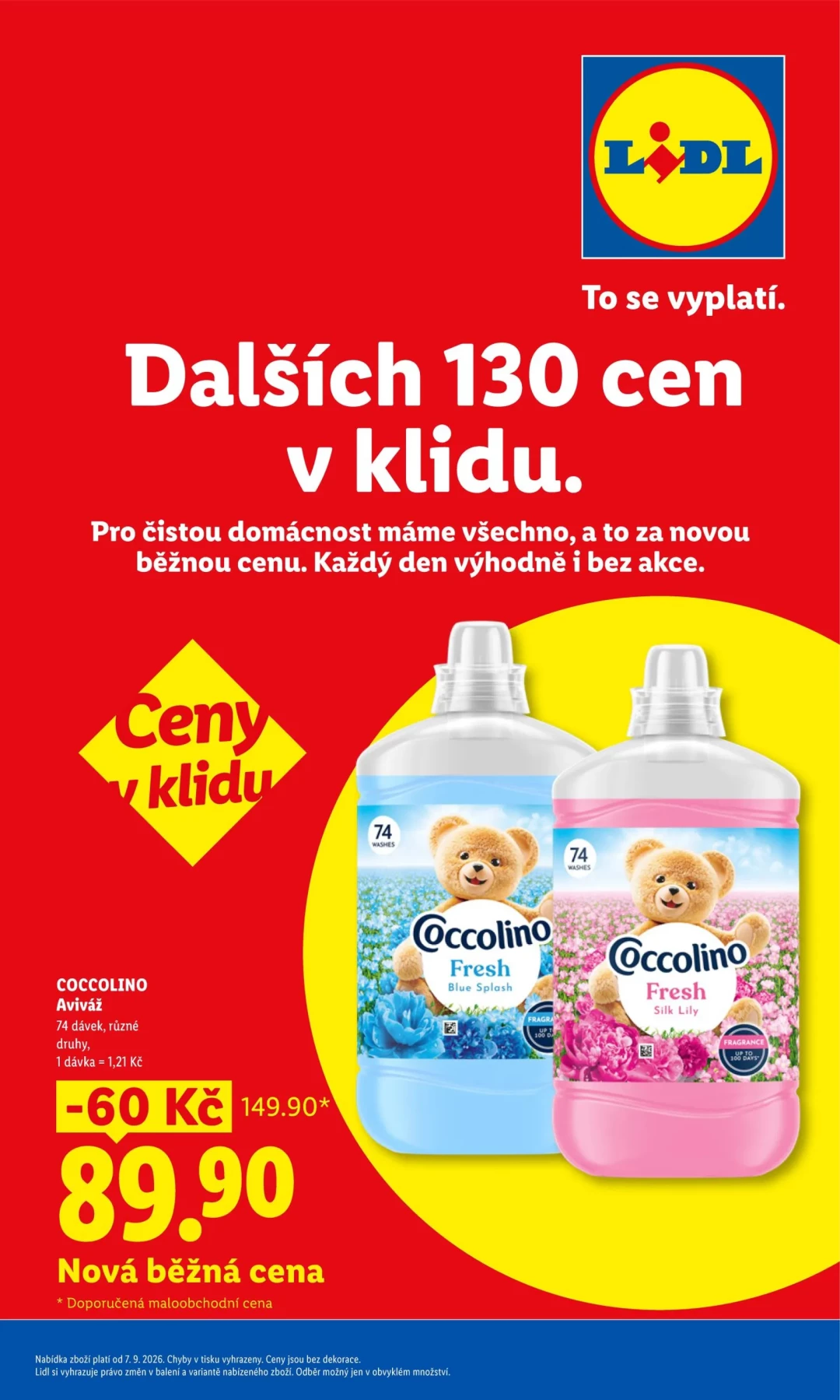 Originální strana 1 z 33 letáku Lidl – Lidl - Ceny v klidu