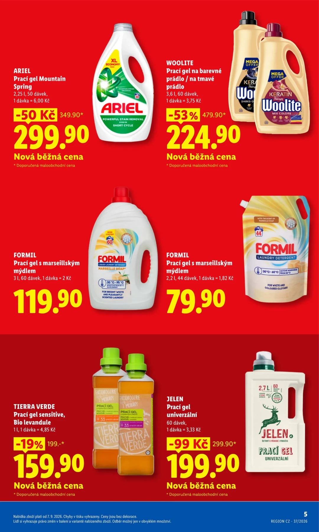 Originální strana 5 z 33 letáku Lidl – Lidl - Ceny v klidu
