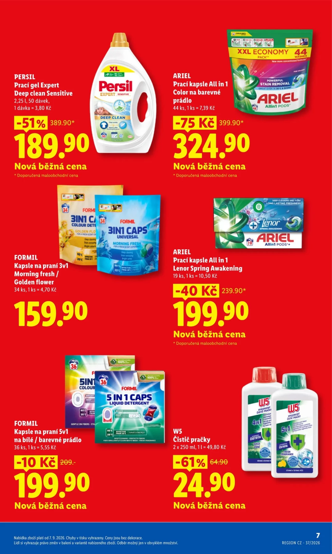 Originální strana 7 z 33 letáku Lidl – Lidl - Ceny v klidu