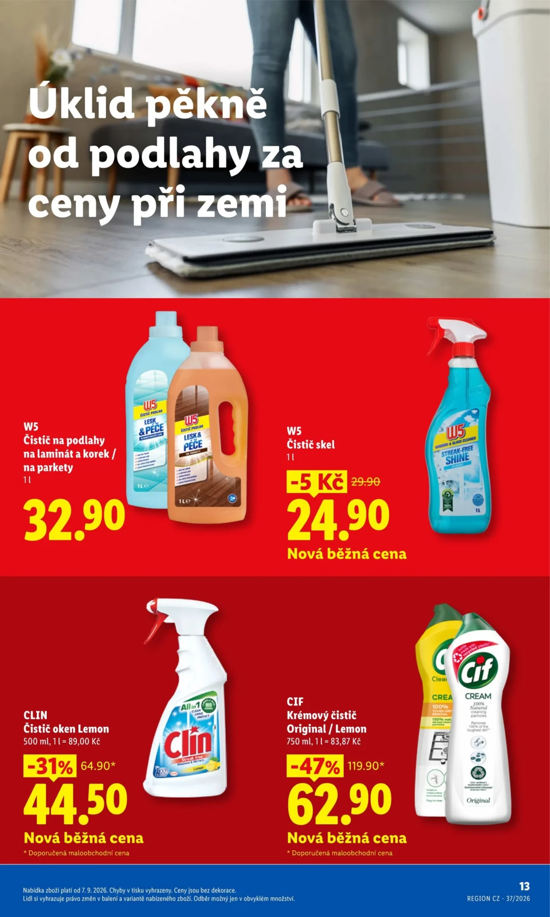 Originální strana 13 z 33 letáku Lidl – Lidl - Ceny v klidu