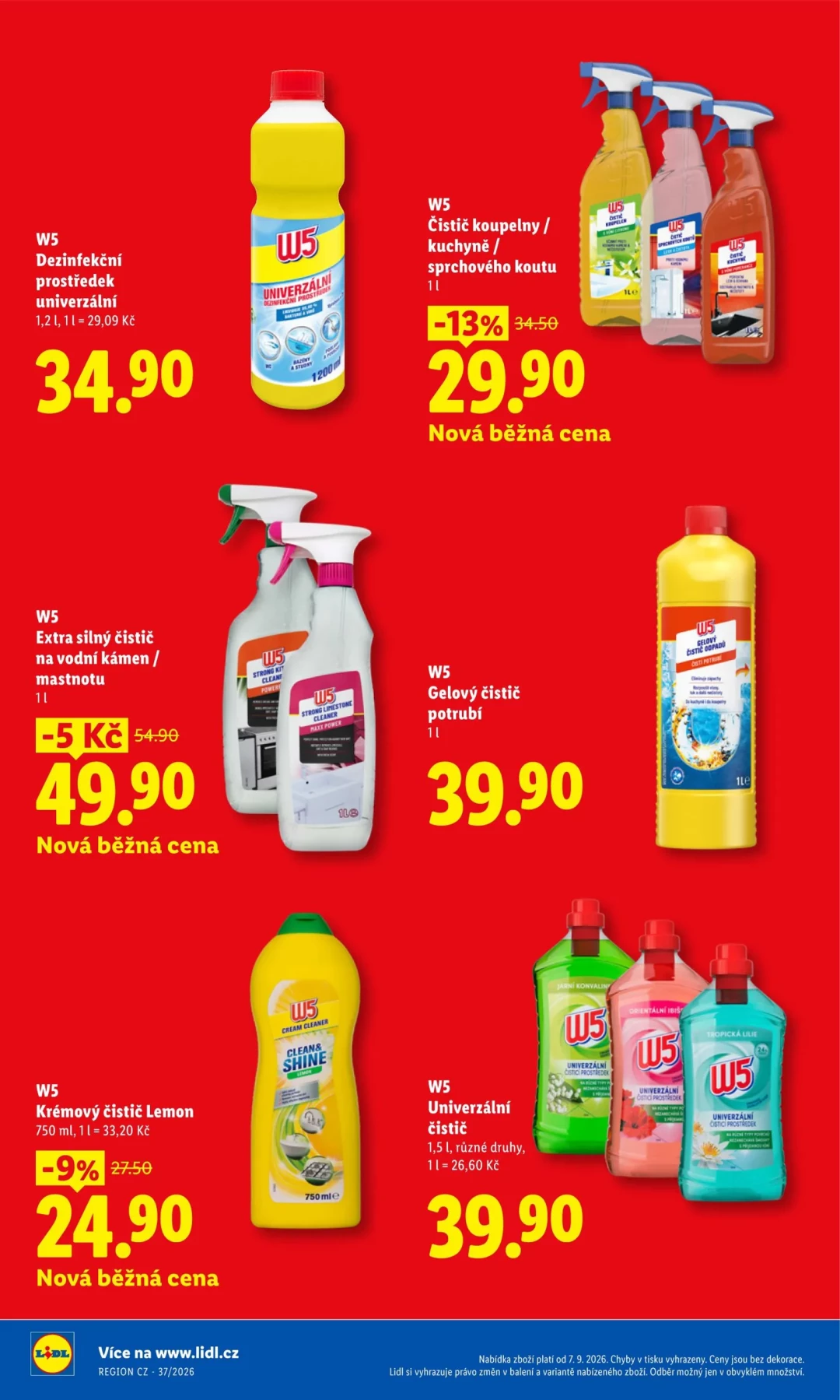 Originální strana 14 z 33 letáku Lidl – Lidl - Ceny v klidu