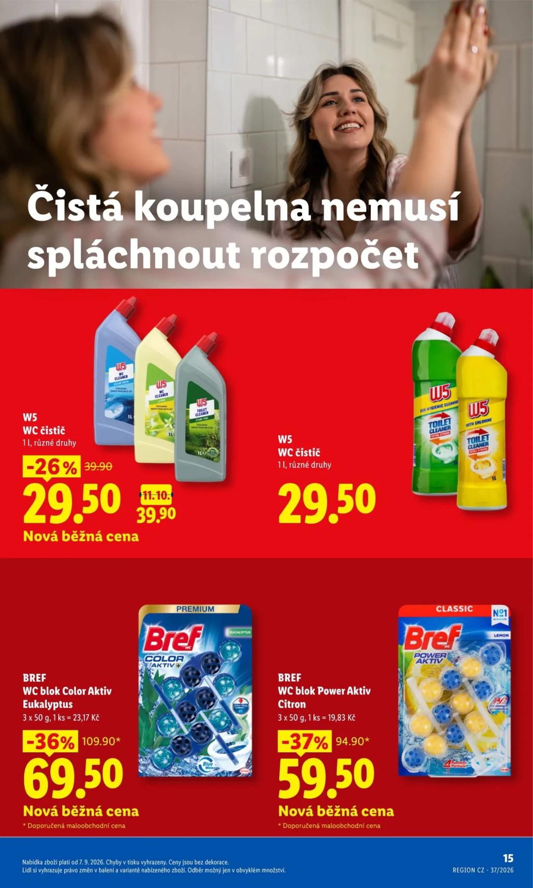 Originální strana 15 z 33 letáku Lidl – Lidl - Ceny v klidu
