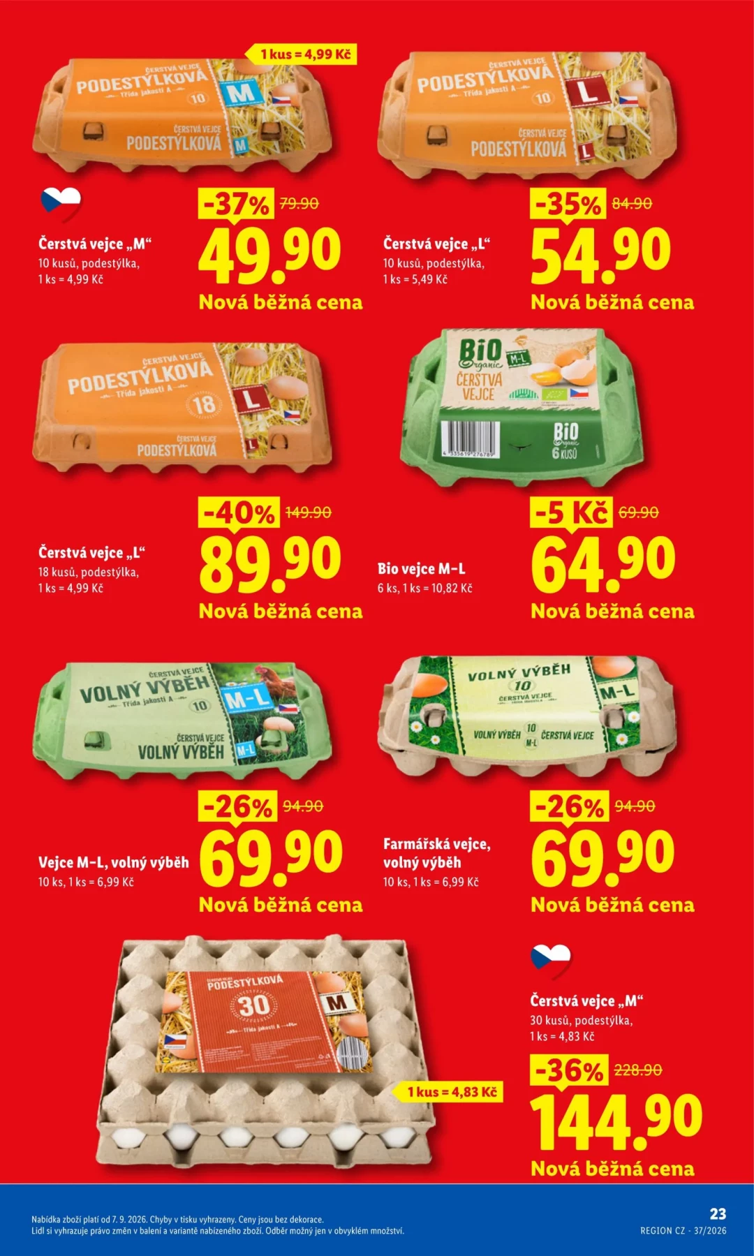 Originální strana 23 z 33 letáku Lidl – Lidl - Ceny v klidu