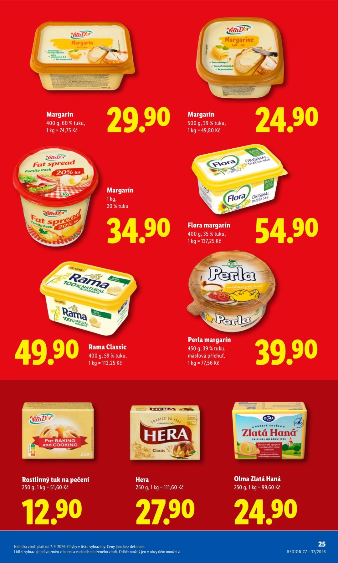 Originální strana 25 z 33 letáku Lidl – Lidl - Ceny v klidu