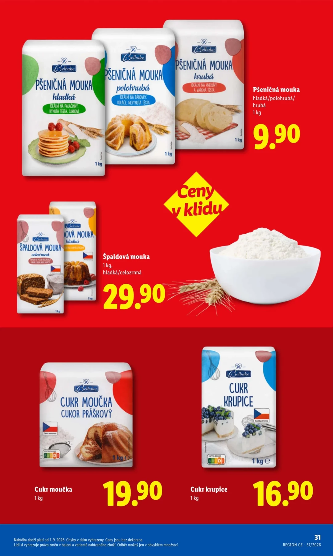 Originální strana 31 z 33 letáku Lidl – Lidl - Ceny v klidu