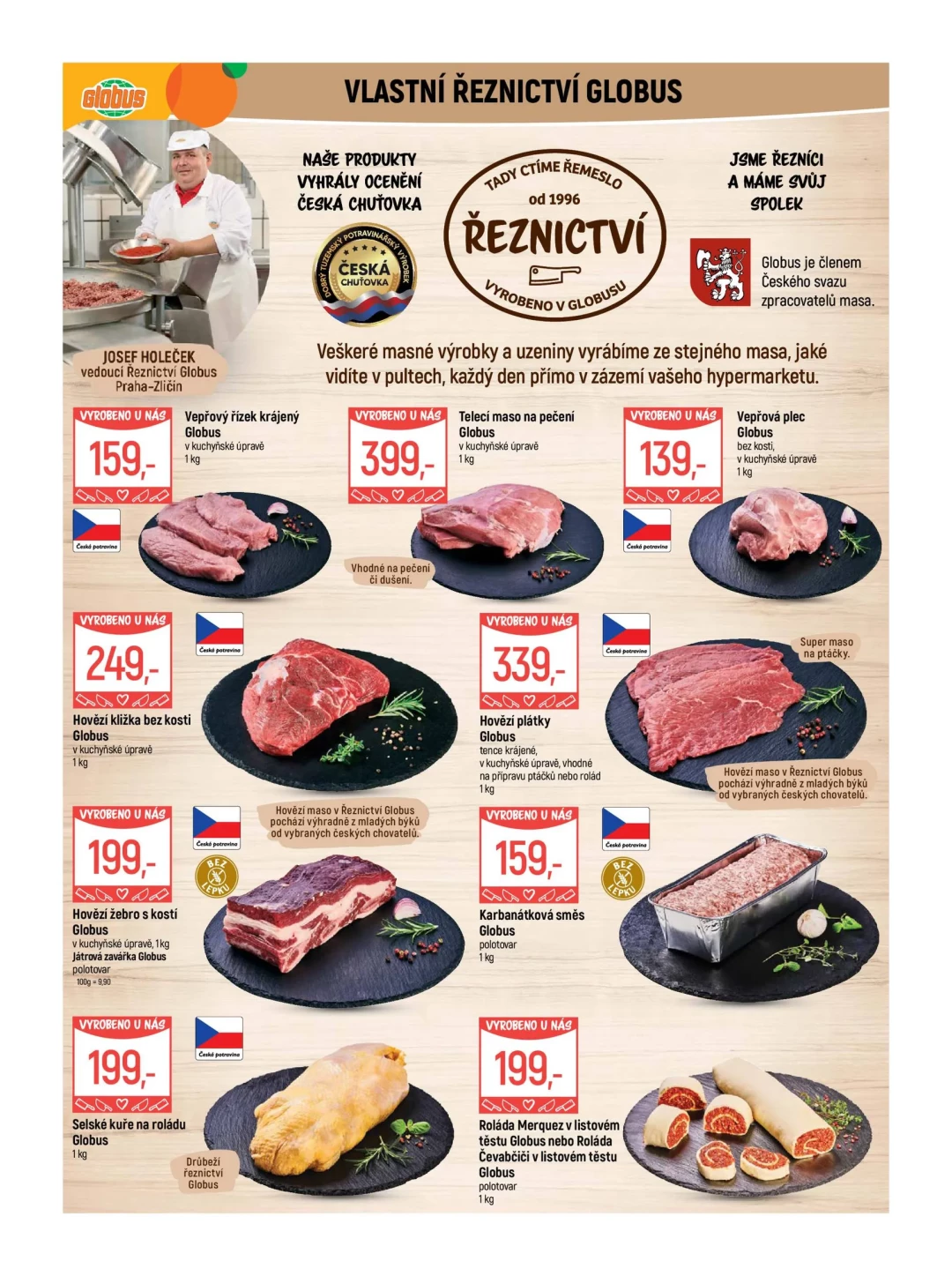 Originální strana 5 z 56 letáku Globus – Globus Praha–Zličín