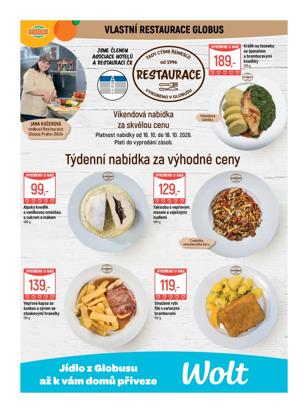 Originální strana 9 z 56 letáku Globus – Globus Praha–Zličín