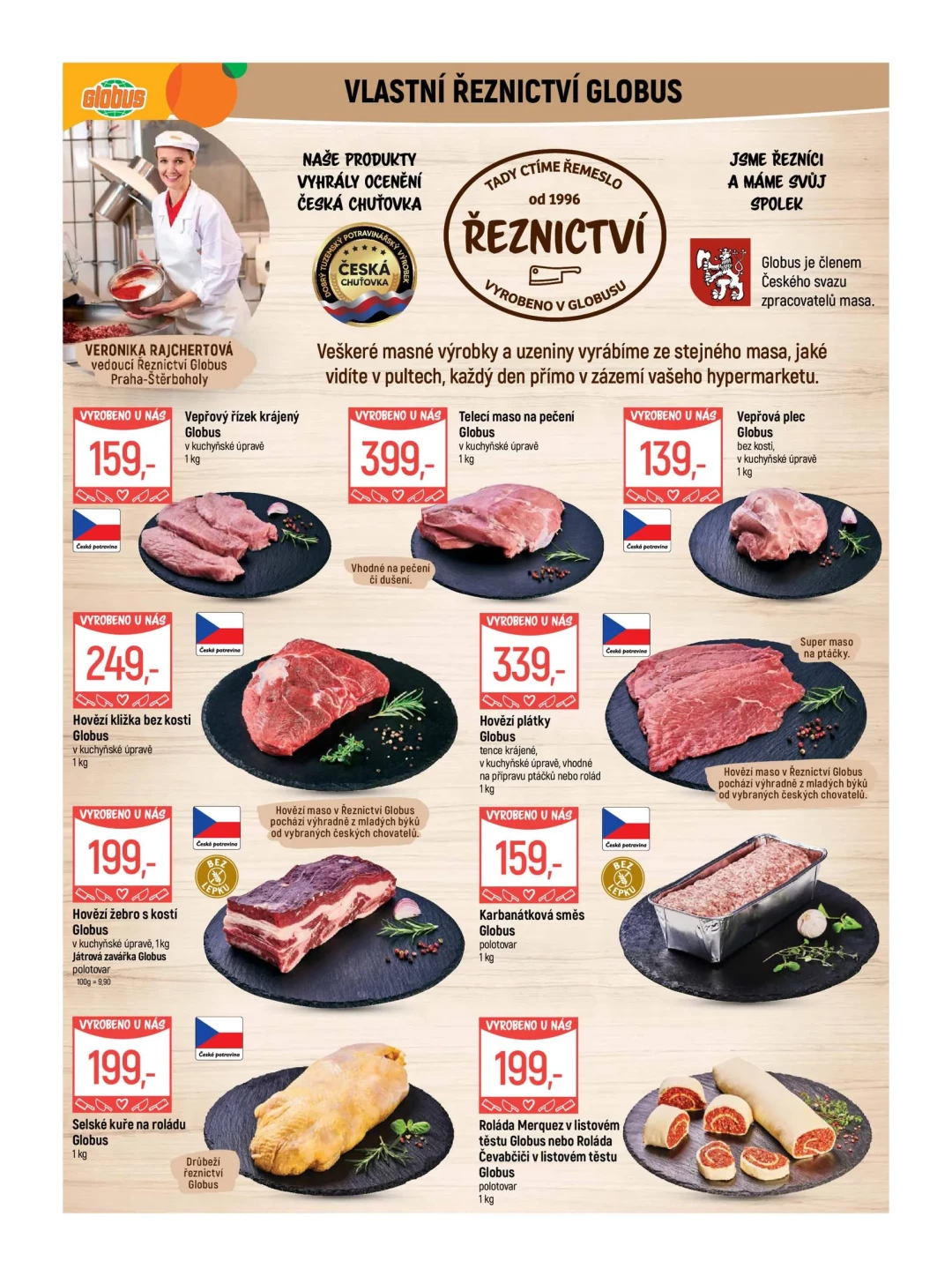 Originální strana 5 z 51 letáku Globus – Globus Praha–Štěrboholy
