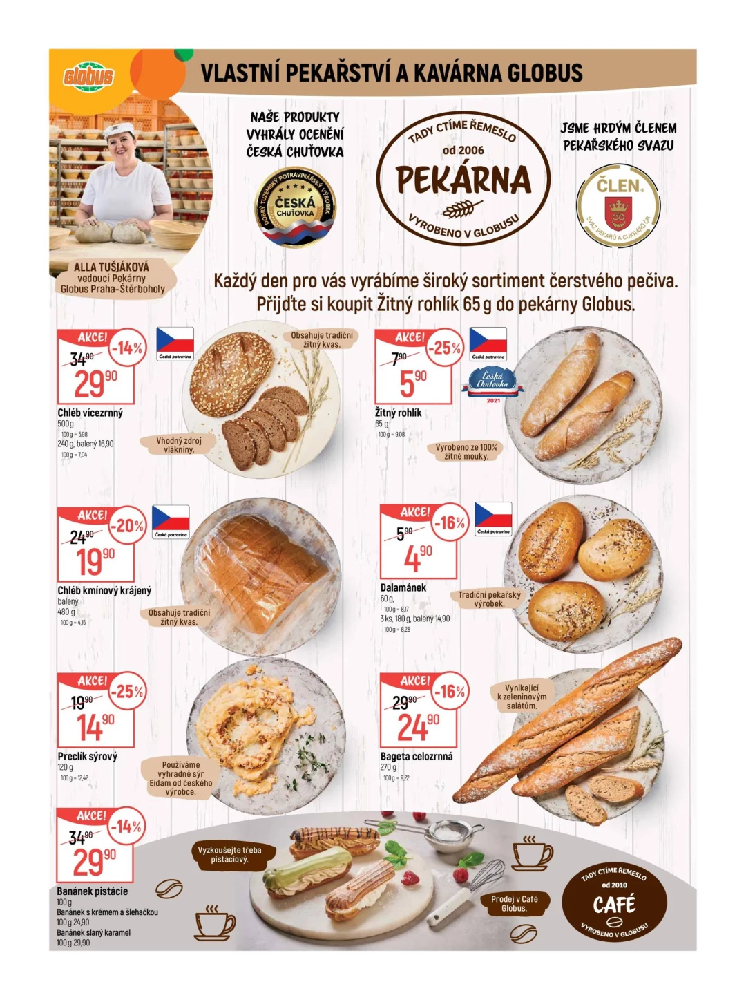 Originální strana 7 z 51 letáku Globus – Globus Praha–Štěrboholy