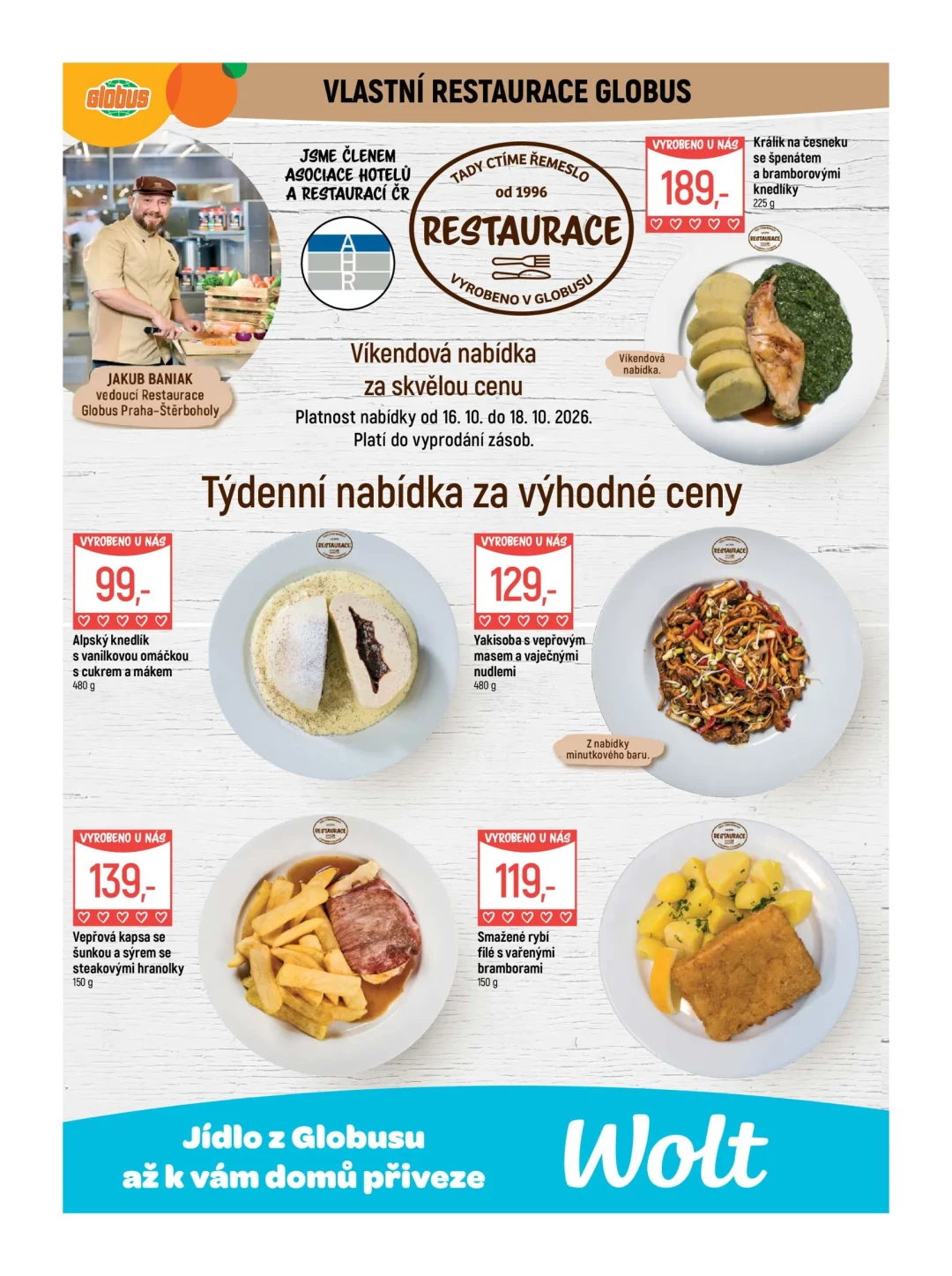 Originální strana 9 z 51 letáku Globus – Globus Praha–Štěrboholy