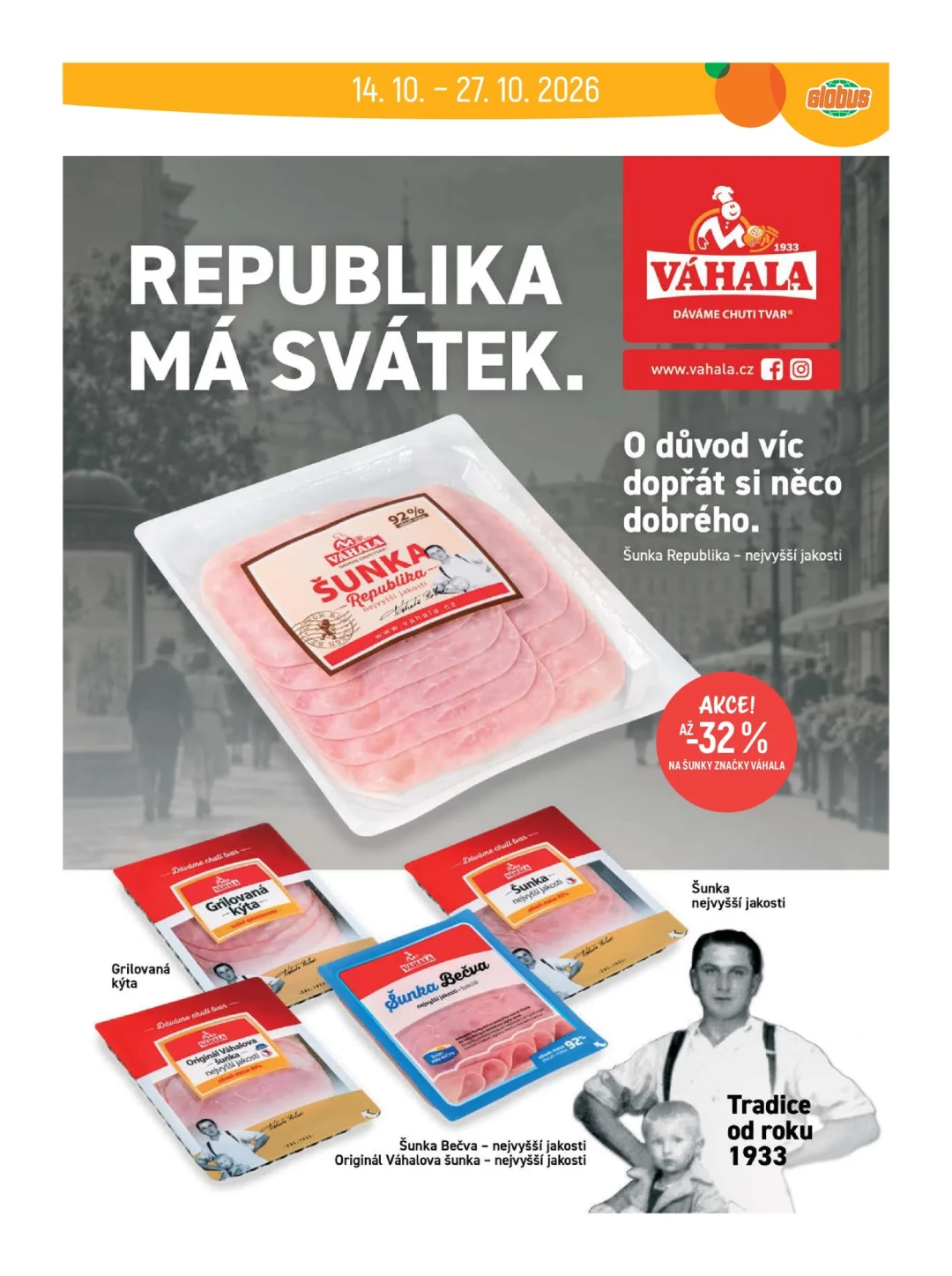 Originální strana 28 z 51 letáku Globus – Globus Praha–Štěrboholy