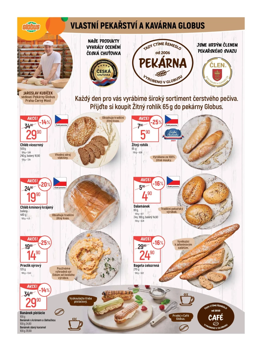Originální strana 7 z 56 letáku Globus – Globus Praha-Černý Most