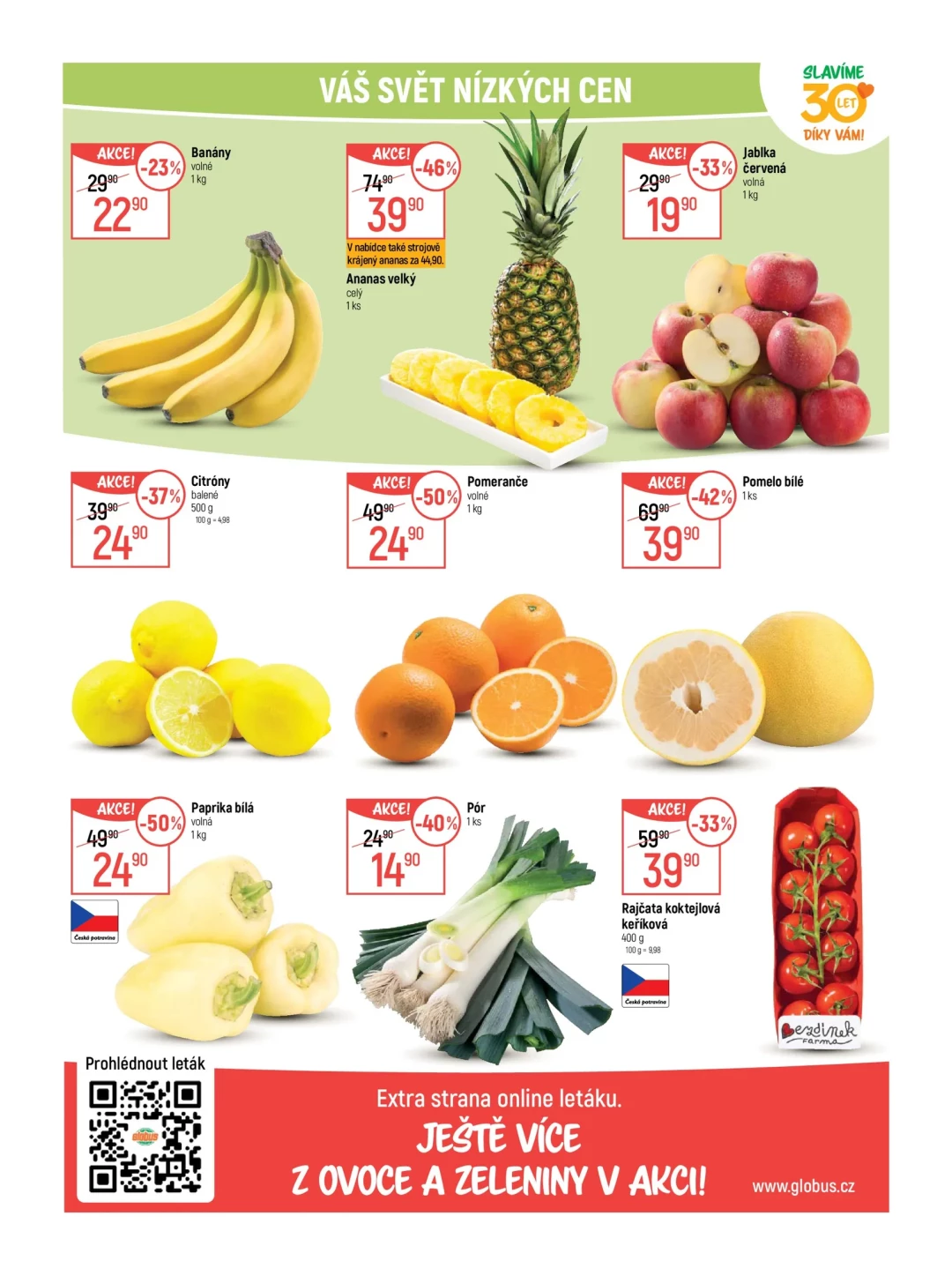 Originální strana 12 z 56 letáku Globus – Globus Chomutov