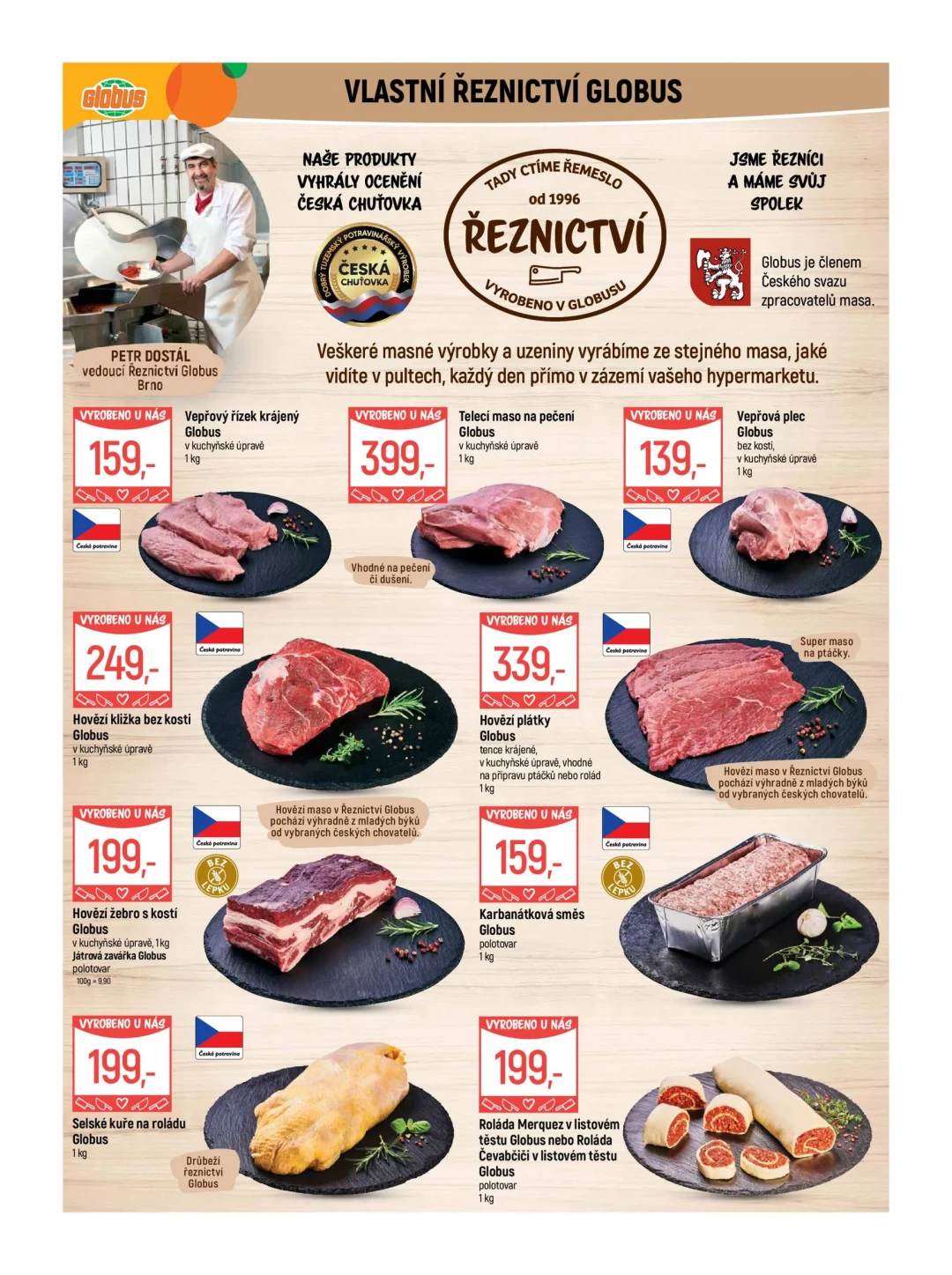 Originální strana 5 z 56 letáku Globus – Globus Brno